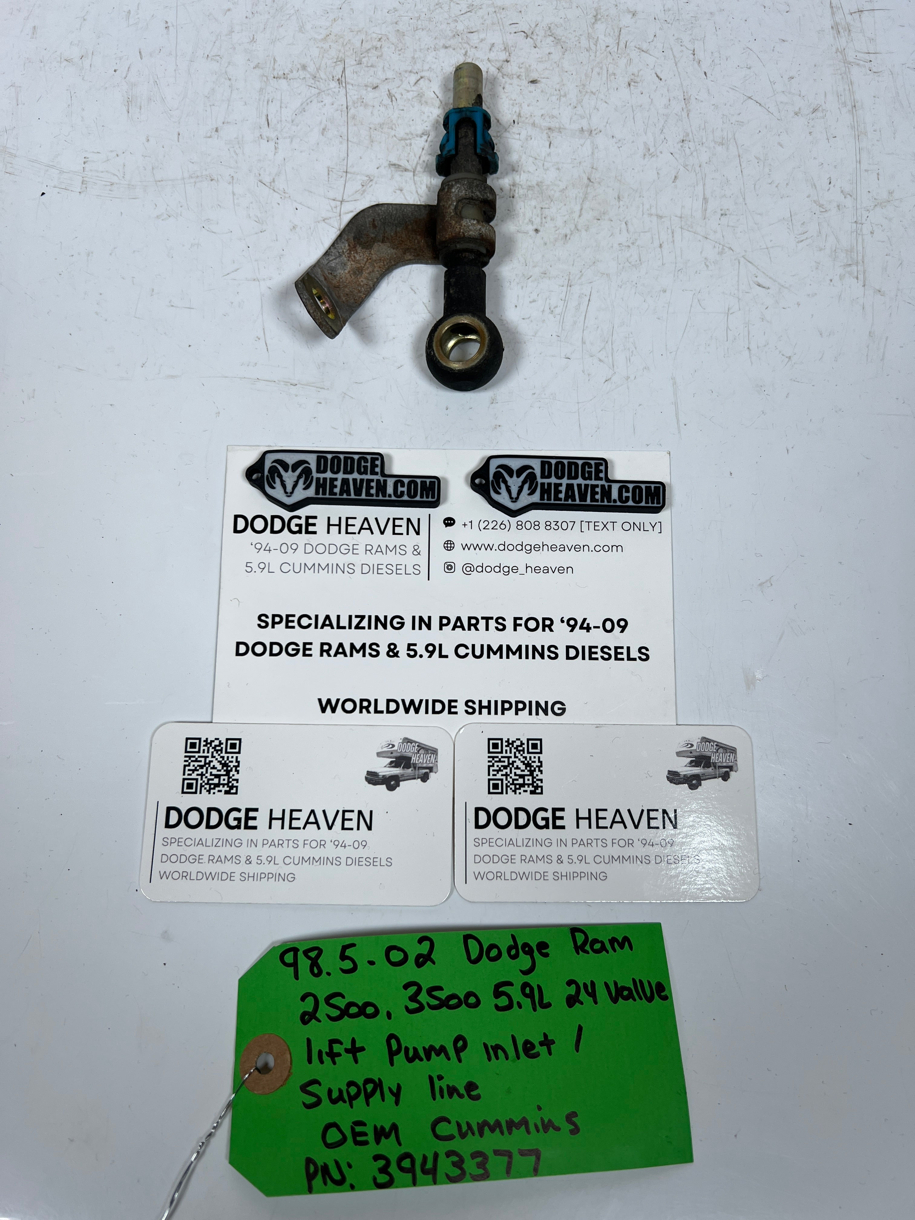 1998.5-2002 Dodge Ram 24 Valve 5.9L Cummins Lift Pump Supply Fuel Line