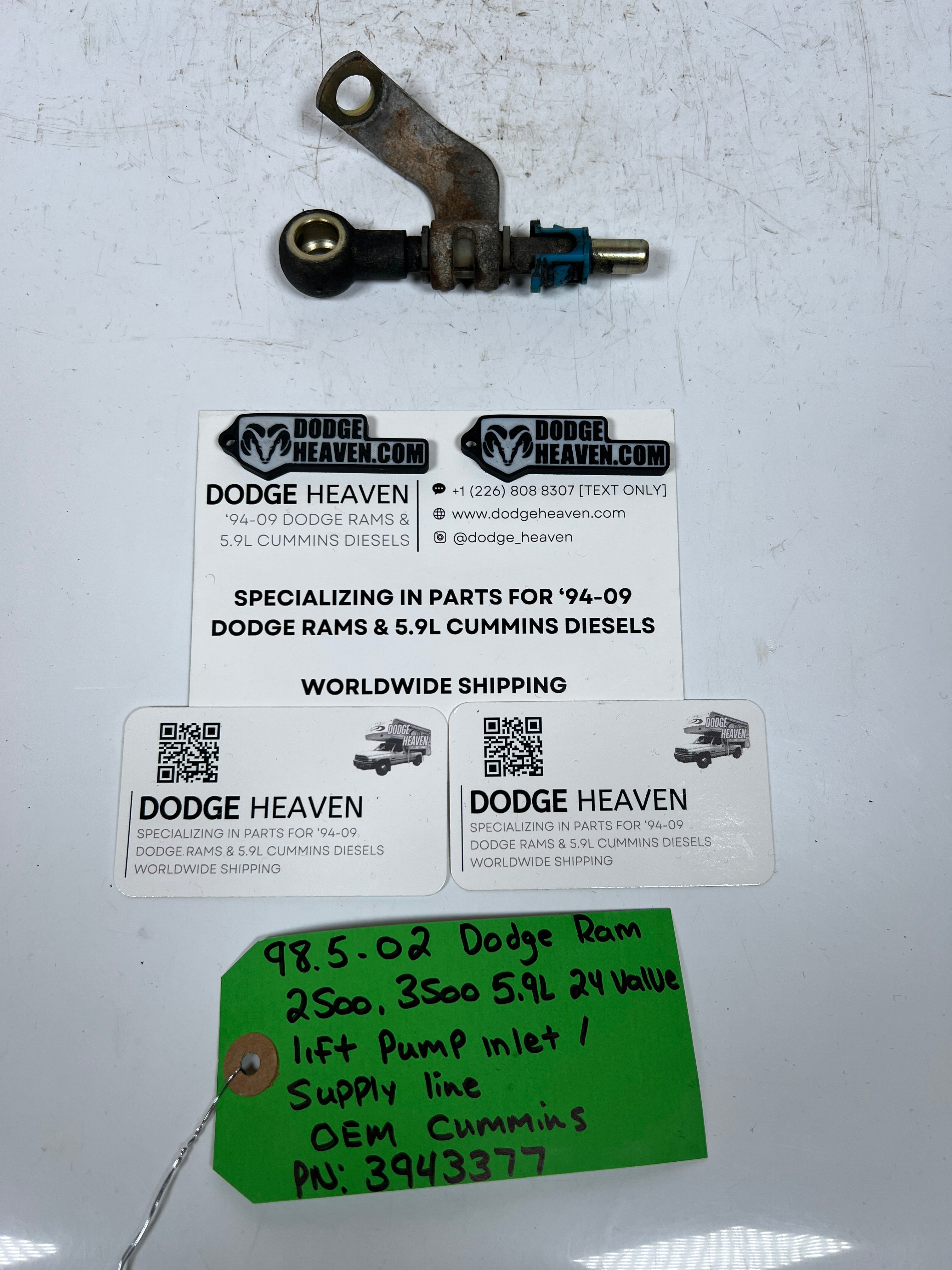 1998.5-2002 Dodge Ram 24 Valve 5.9L Cummins Lift Pump Supply Fuel Line