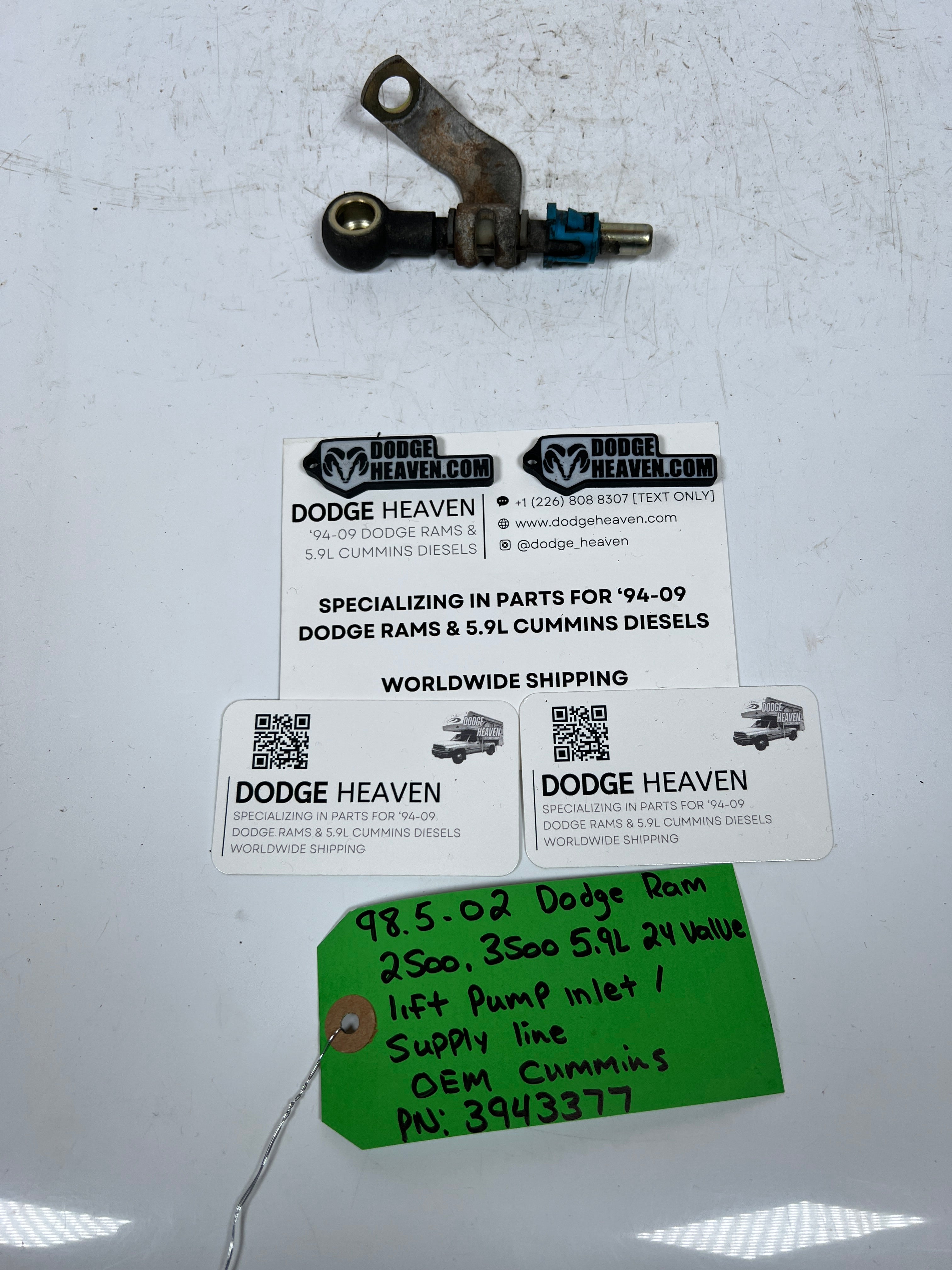 1998.5-2002 Dodge Ram 24 Valve 5.9L Cummins Lift Pump Supply Fuel Line