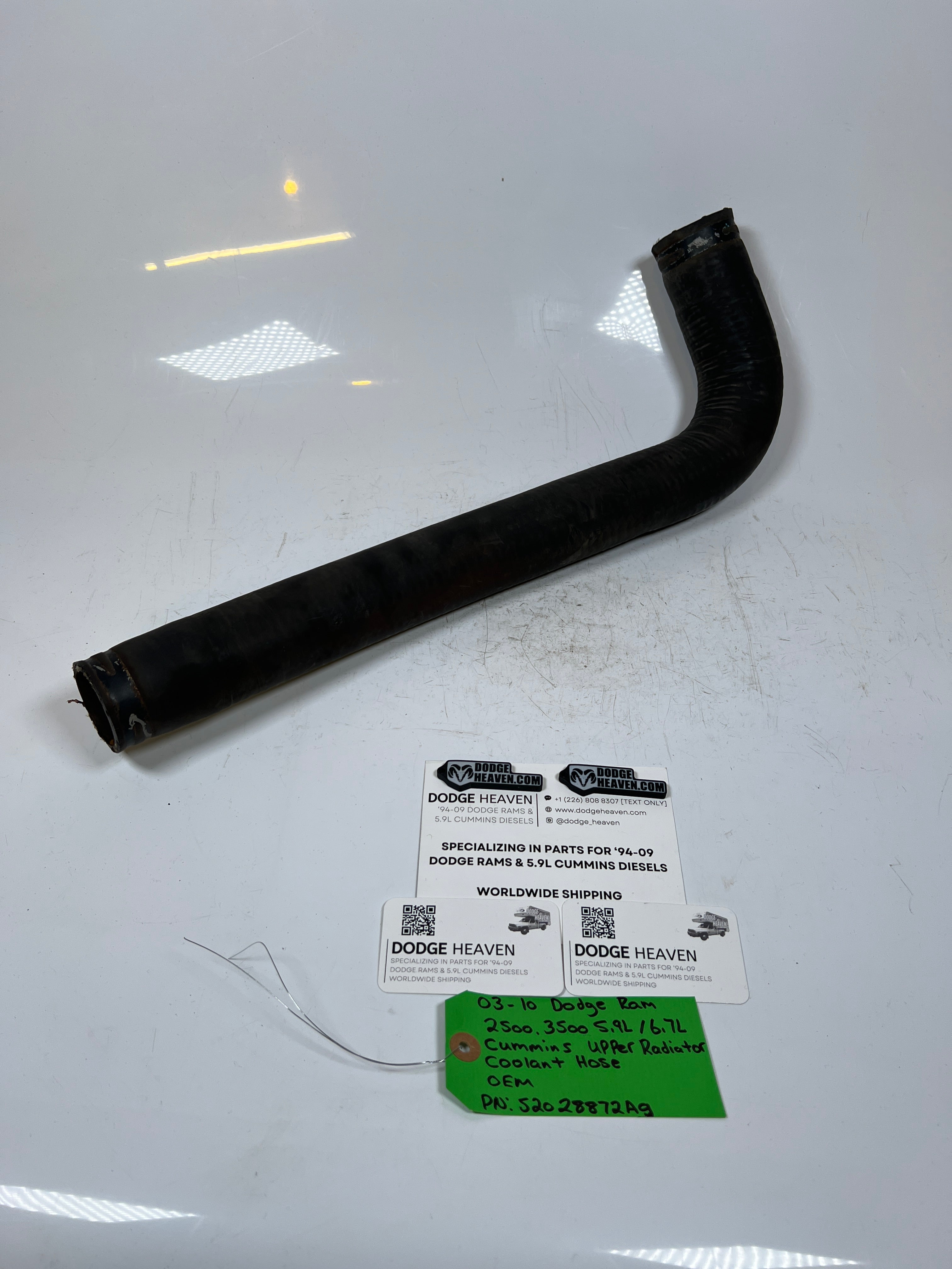 2003-2010 Dodge Ram 5.9L / 6.7L Cummins Upper Radiator Coolant Hose
