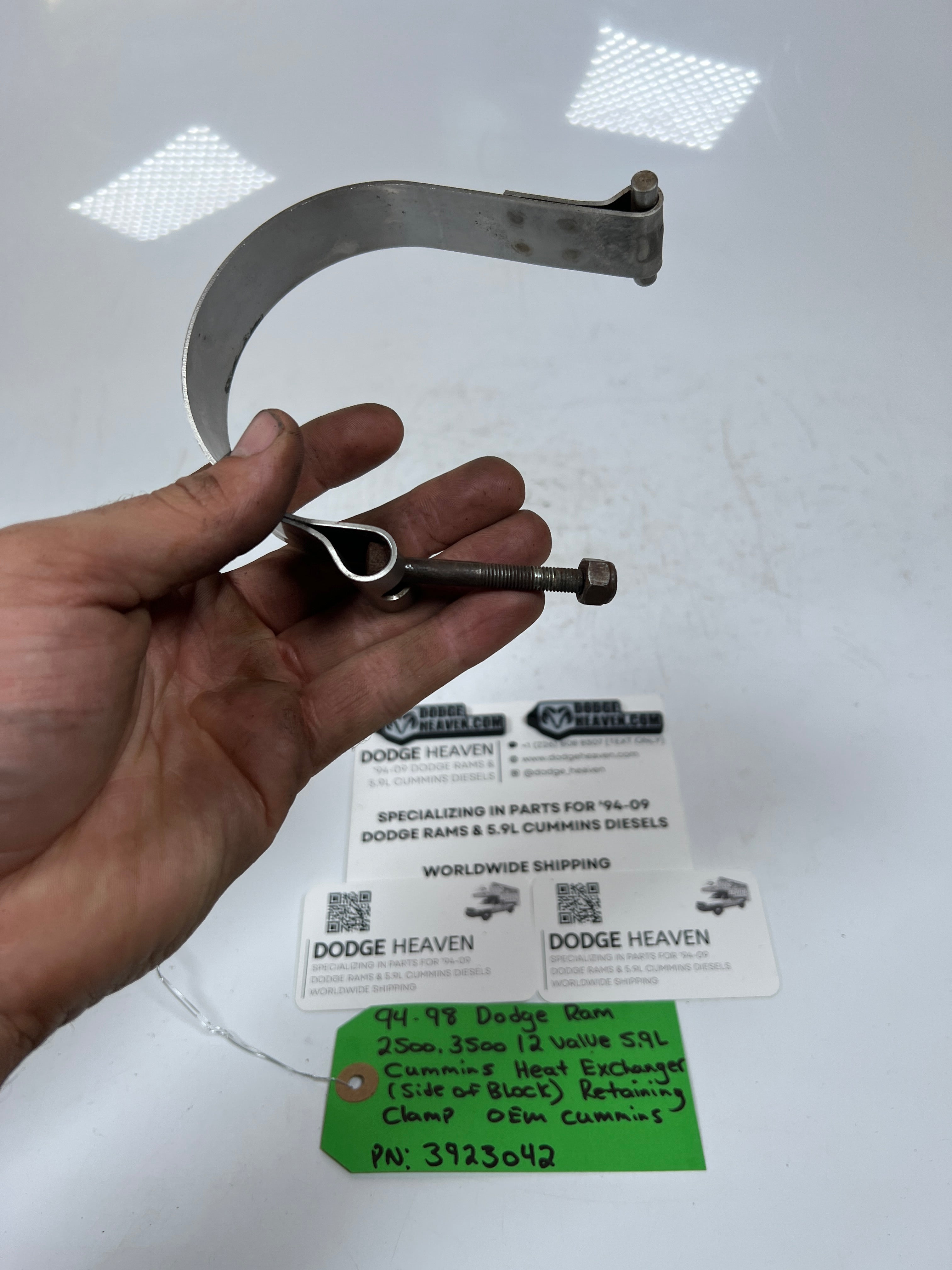 1994-1998 Dodge Ram 12 Valve 5.9L Cummins Heat Exchanger Retaining Clamp