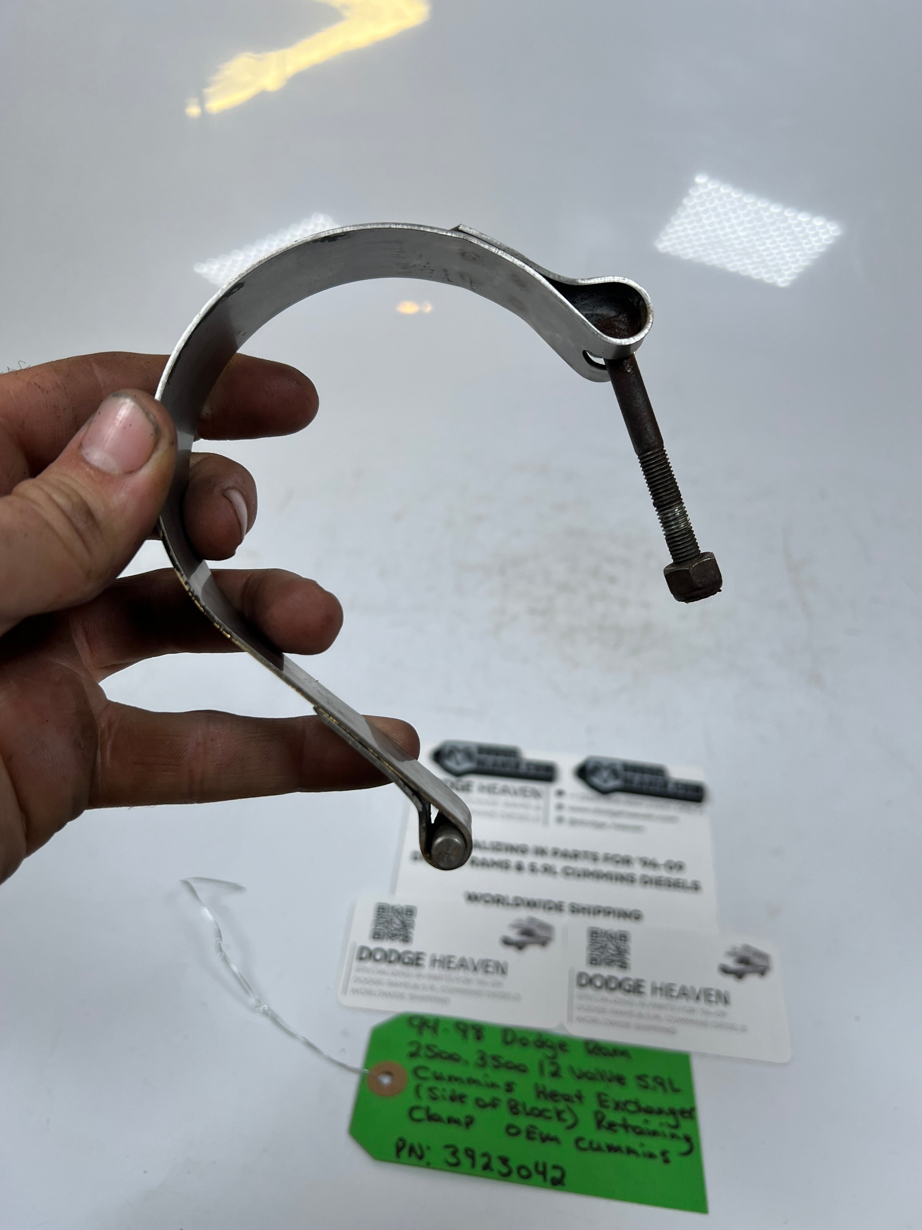 1994-1998 Dodge Ram 12 Valve 5.9L Cummins Heat Exchanger Retaining Clamp