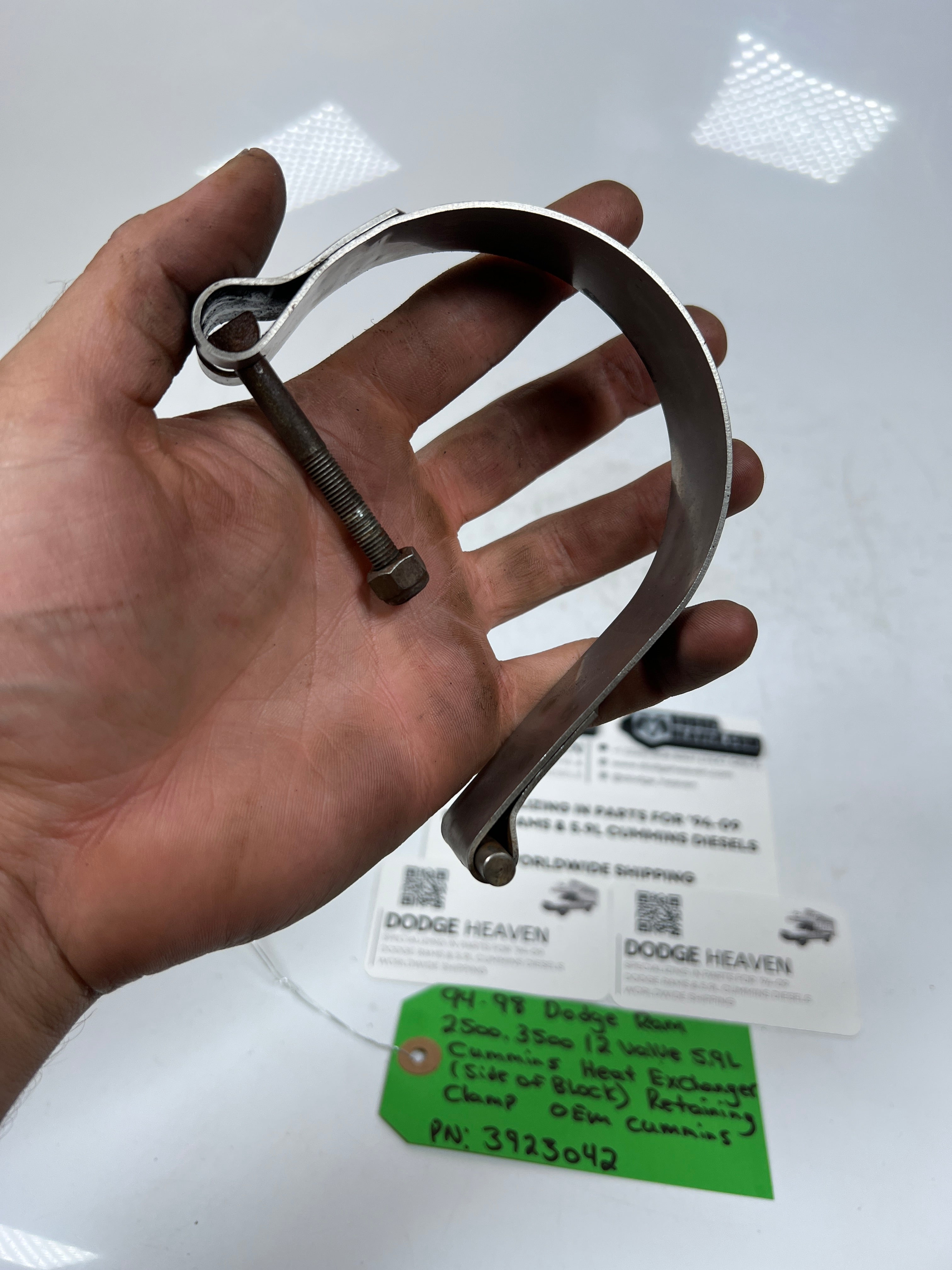 1994-1998 Dodge Ram 12 Valve 5.9L Cummins Heat Exchanger Retaining Clamp