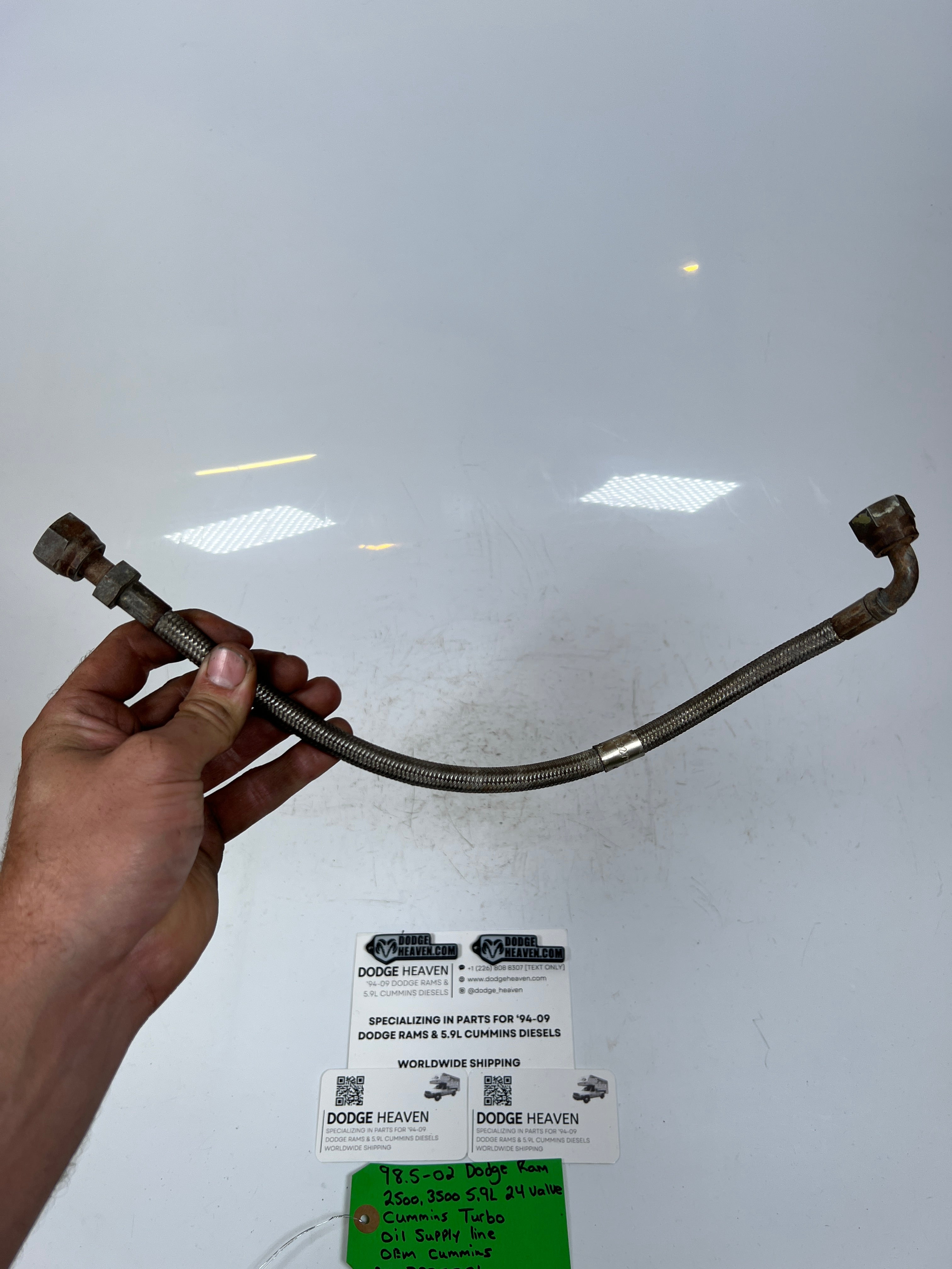 1998.5-2002 Dodge Ram 2500 3500 24V 5.9L Cummins Turbo Oil Feed Line