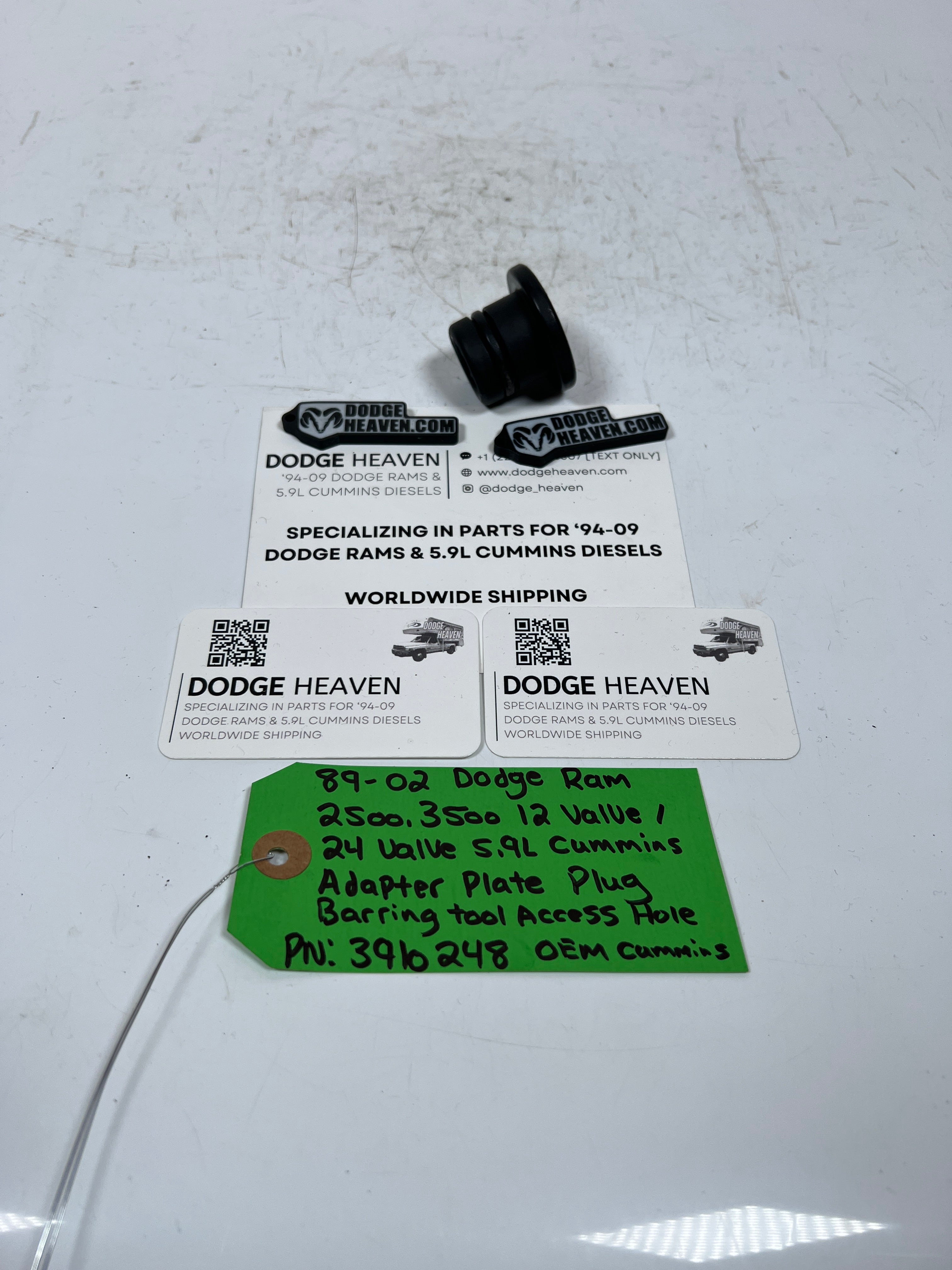 1989-2002 Dodge Ram 12V & 24V 5.9L Cummins Aadapter Plate Plug