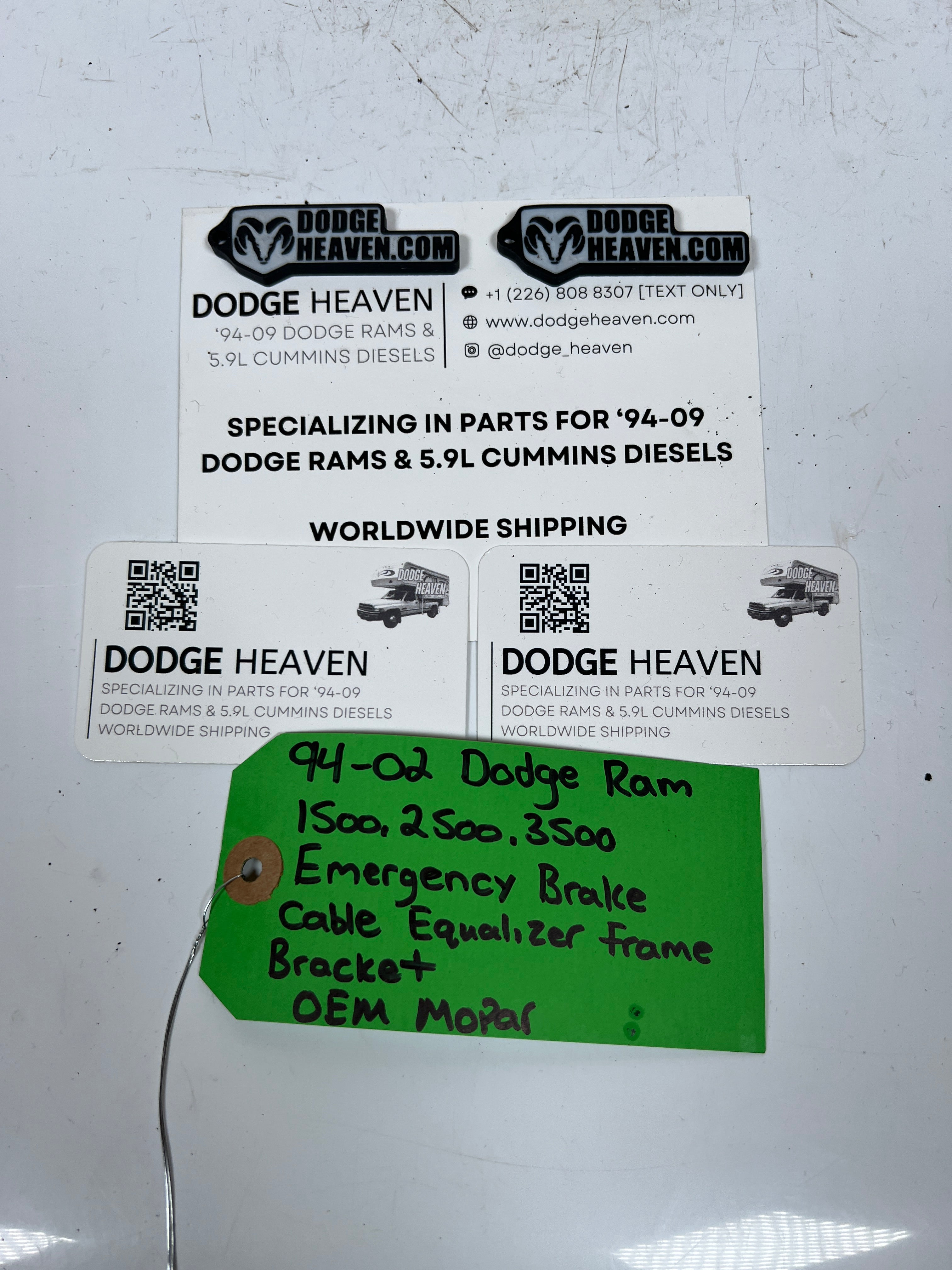 1994-2002 Dodge Ram 1500-3500 Emergency Brake Cable Equalizer Frame Bracket