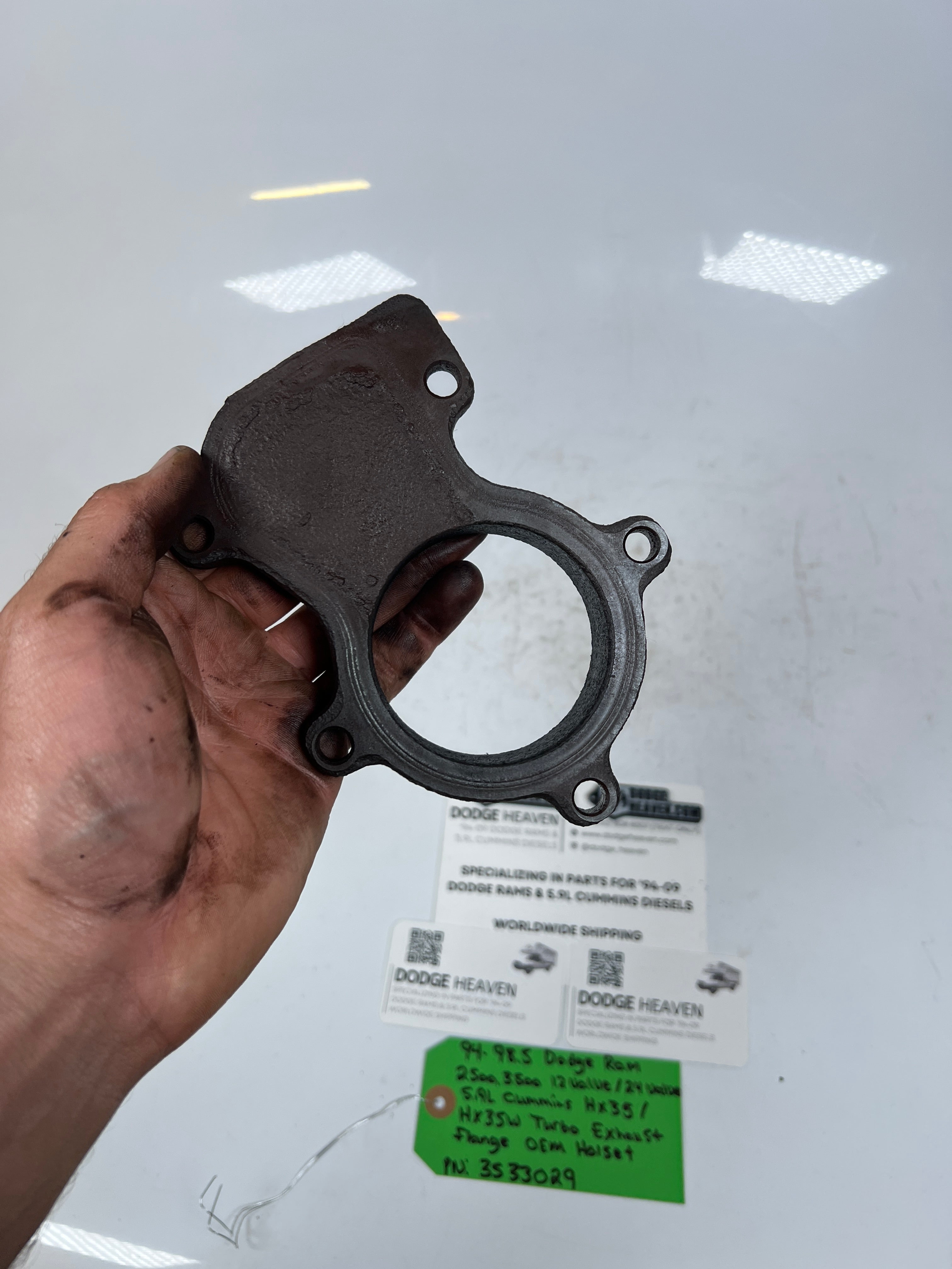 1994-1998.5 Dodge Ram 5.9L Cummins HX35W HX35 Turbo Exhaust Flange