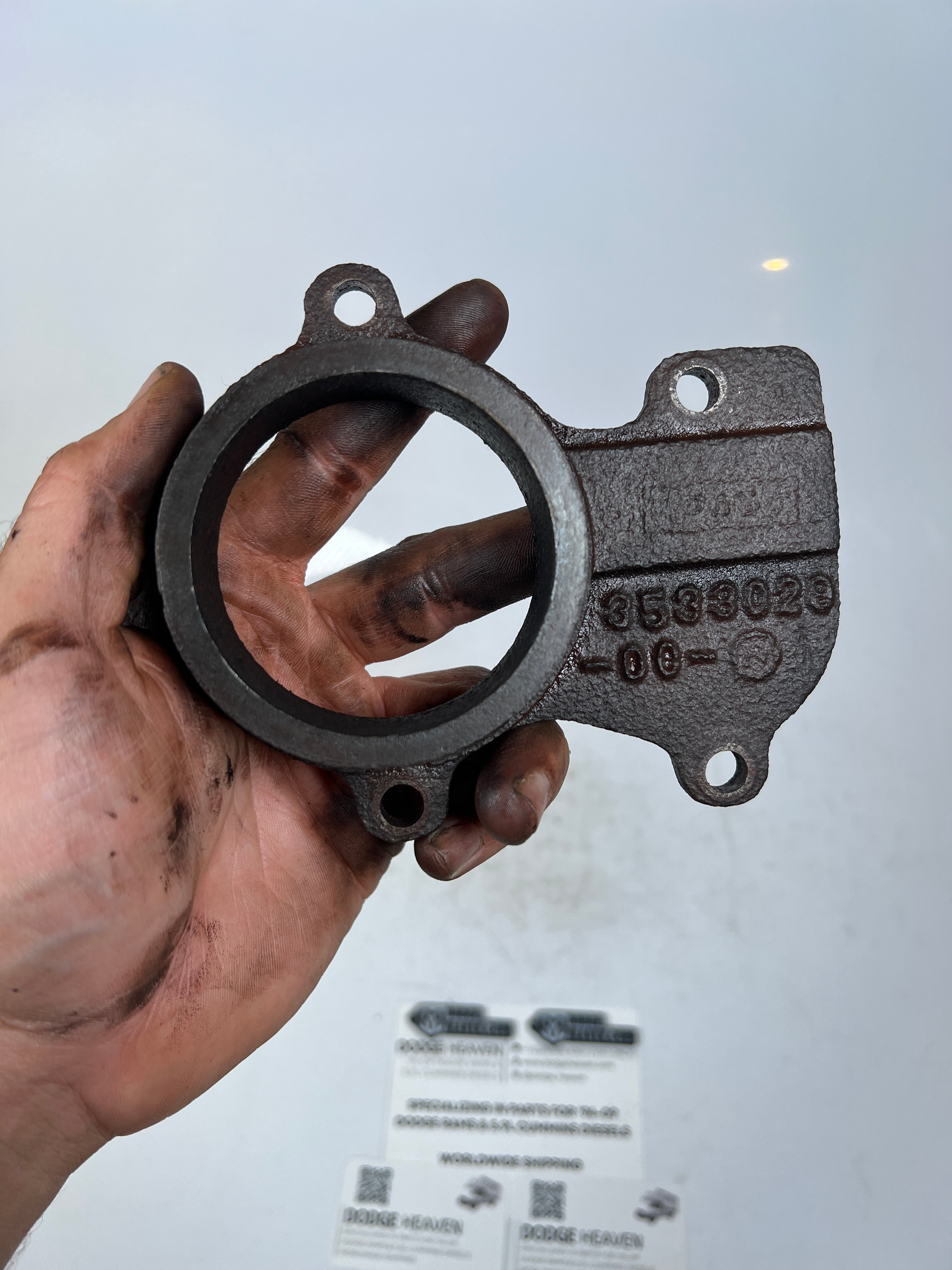 1994-1998.5 Dodge Ram 5.9L Cummins HX35W HX35 Turbo Exhaust Flange