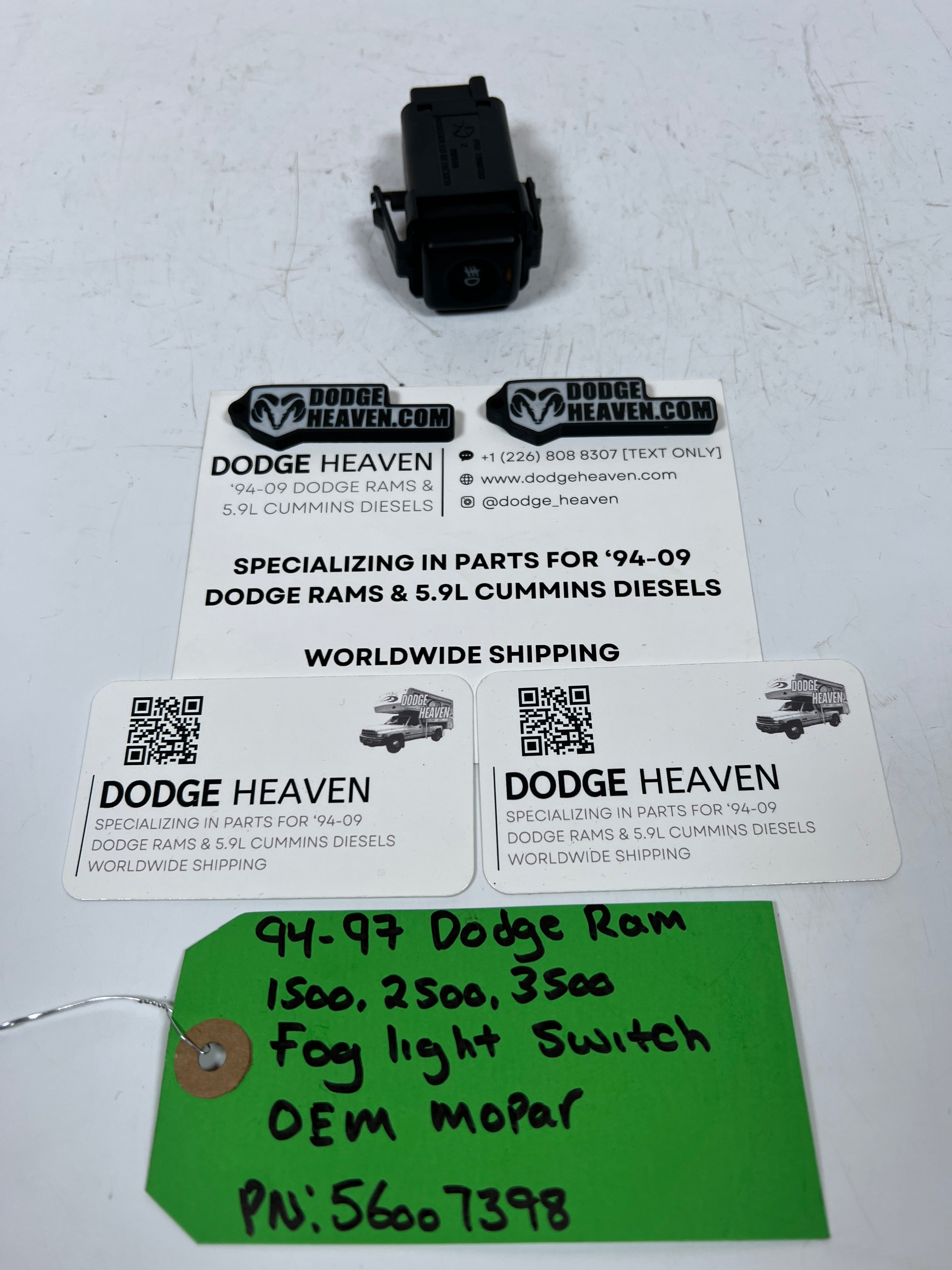 1994-1997 Dodge Ram 1500-3500 Fog Light Switch
