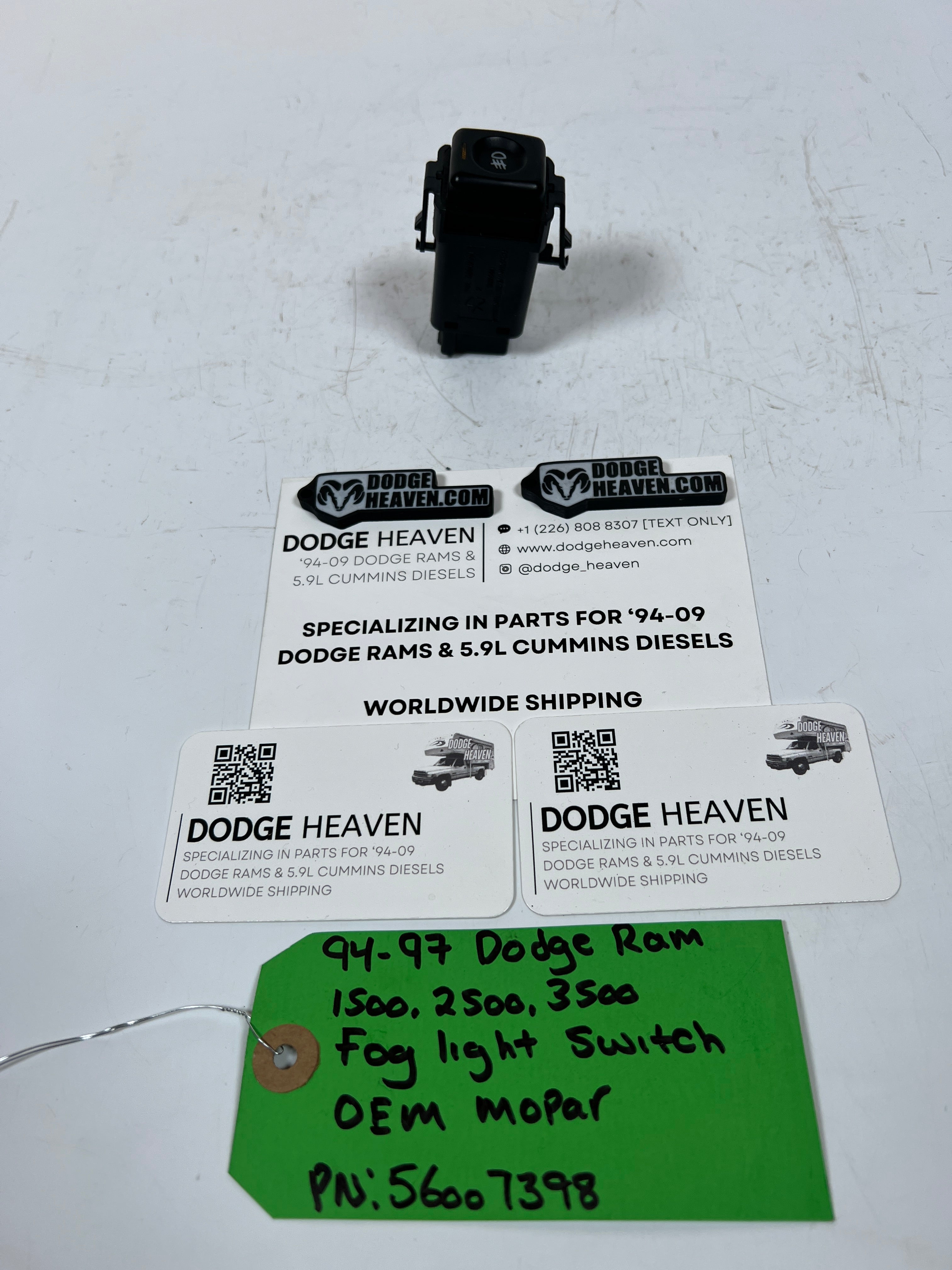 1994-1997 Dodge Ram 1500-3500 Fog Light Switch