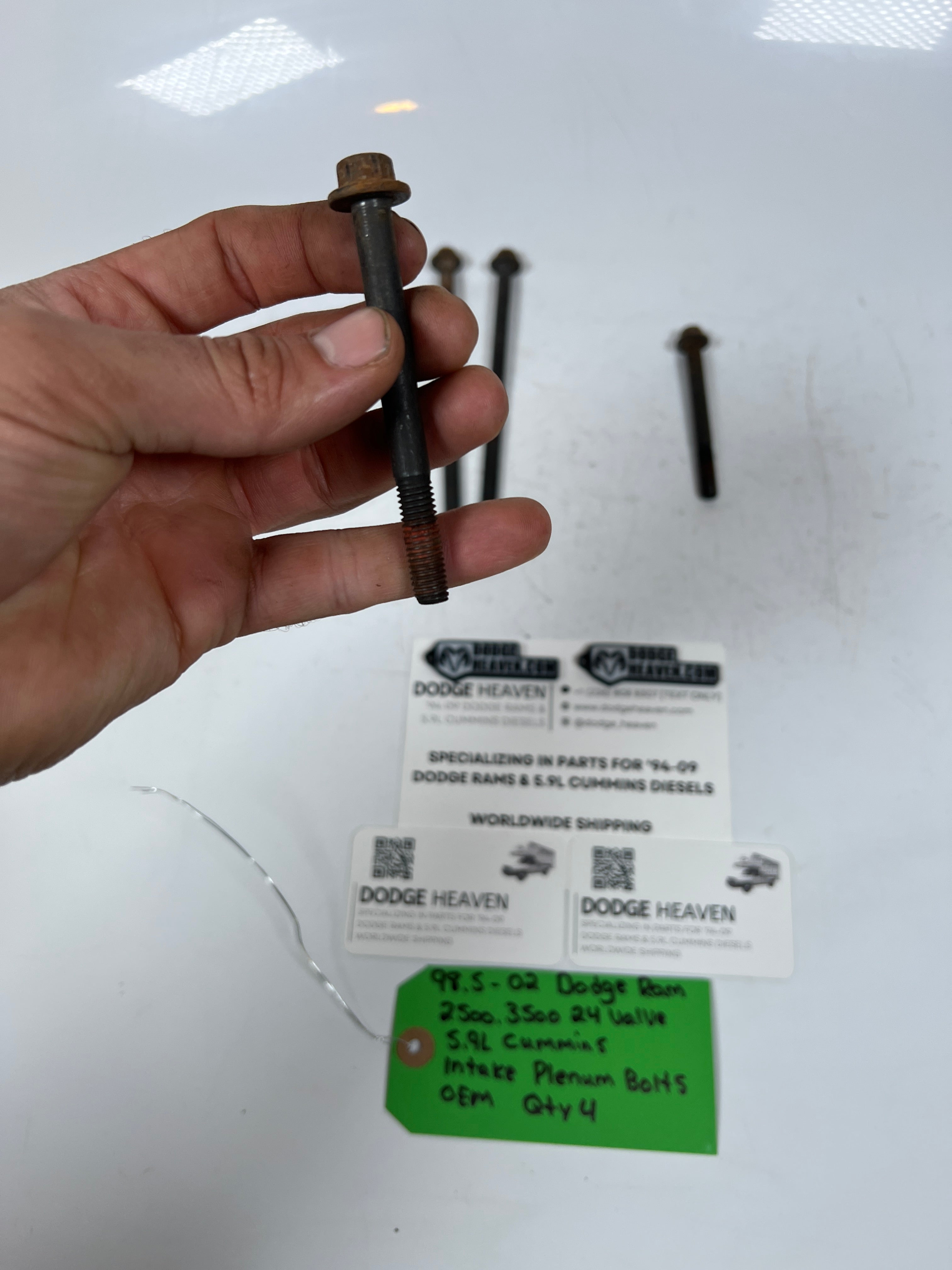 1998.5-2002 Dodge Ram 24 Valve 5.9L Cummins Intake Plenum Bolts QTY 4