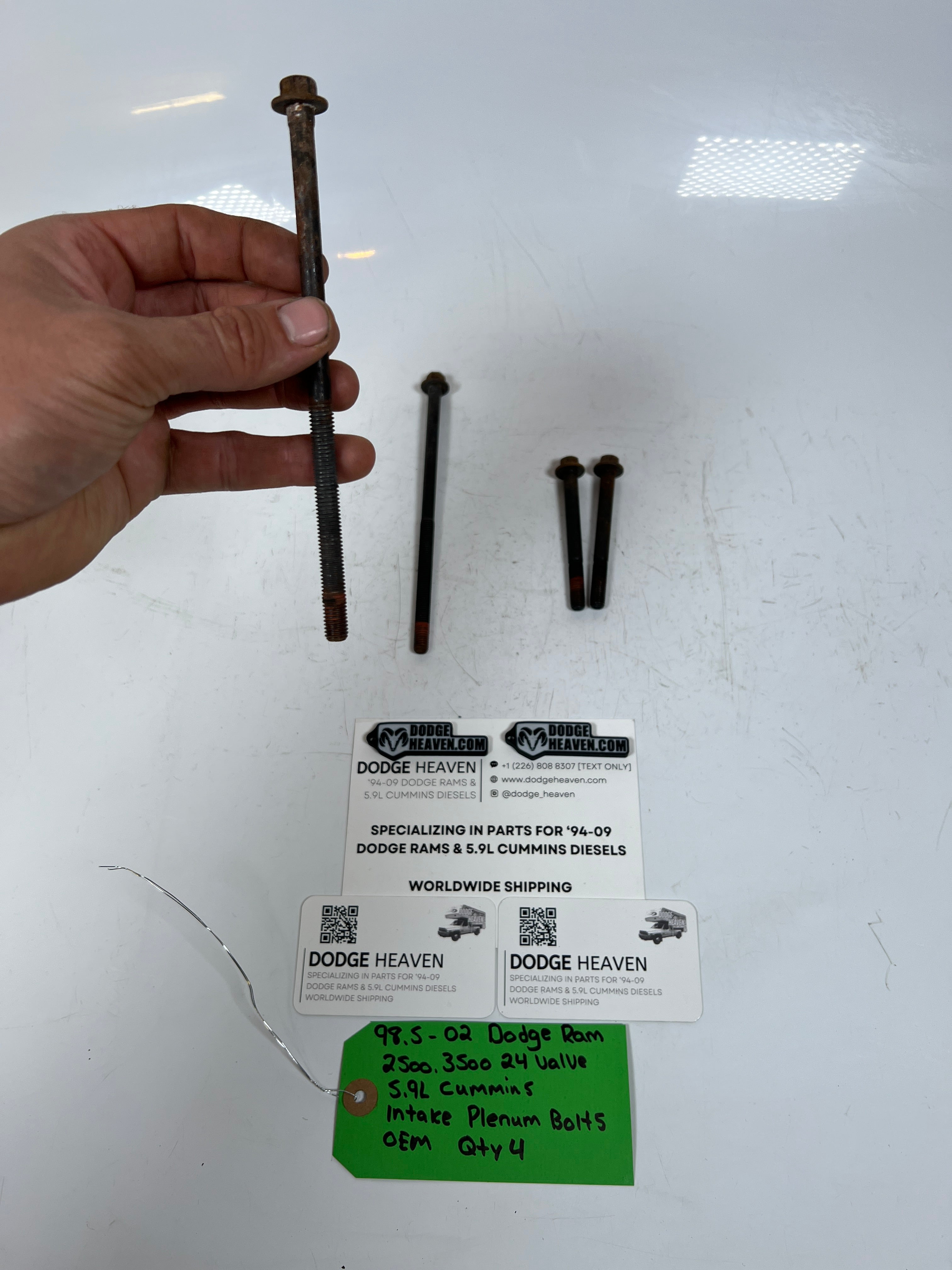 1998.5-2002 Dodge Ram 24 Valve 5.9L Cummins Intake Plenum Bolts QTY 4