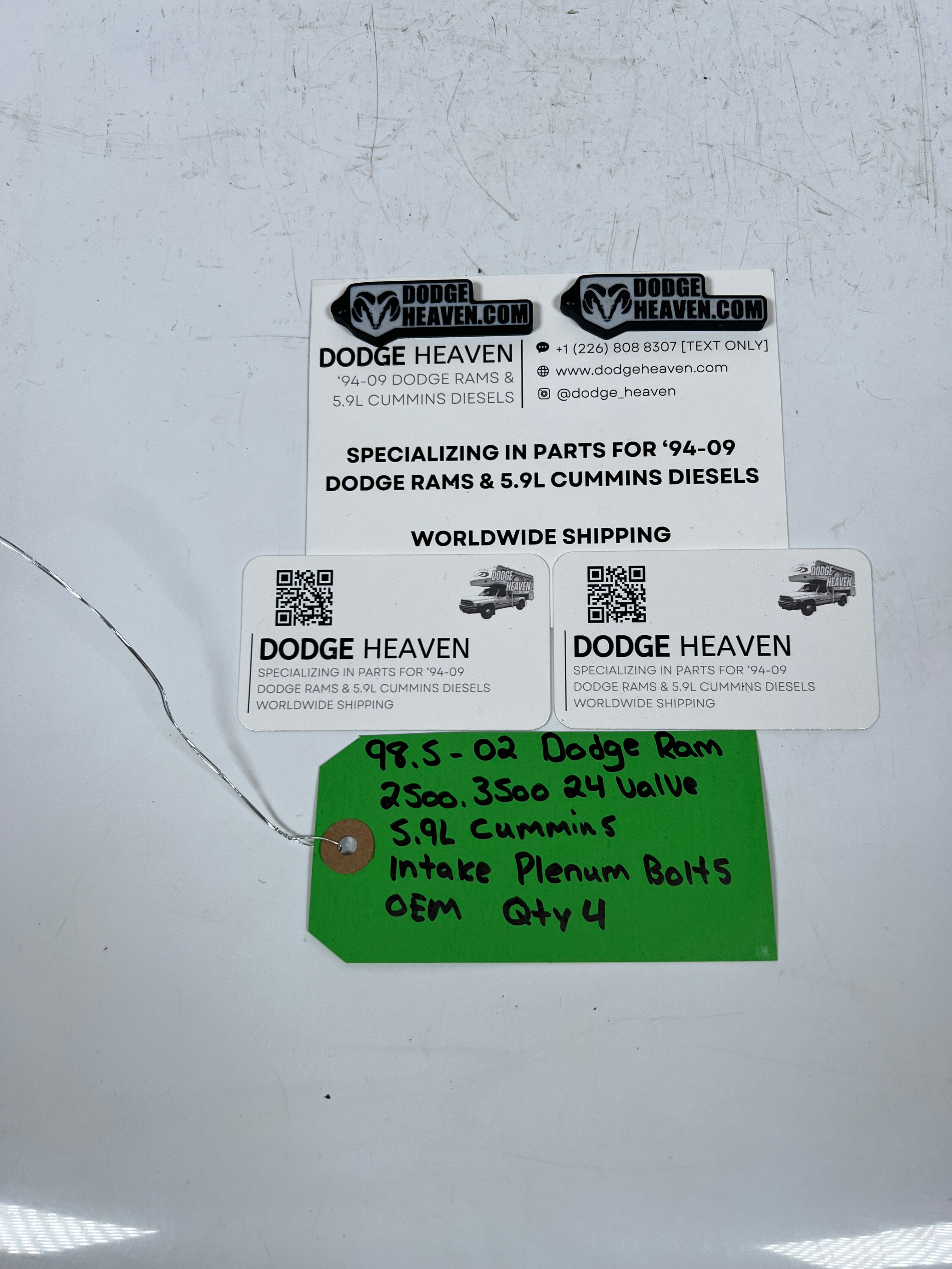 1998.5-2002 Dodge Ram 24 Valve 5.9L Cummins Intake Plenum Bolts QTY 4