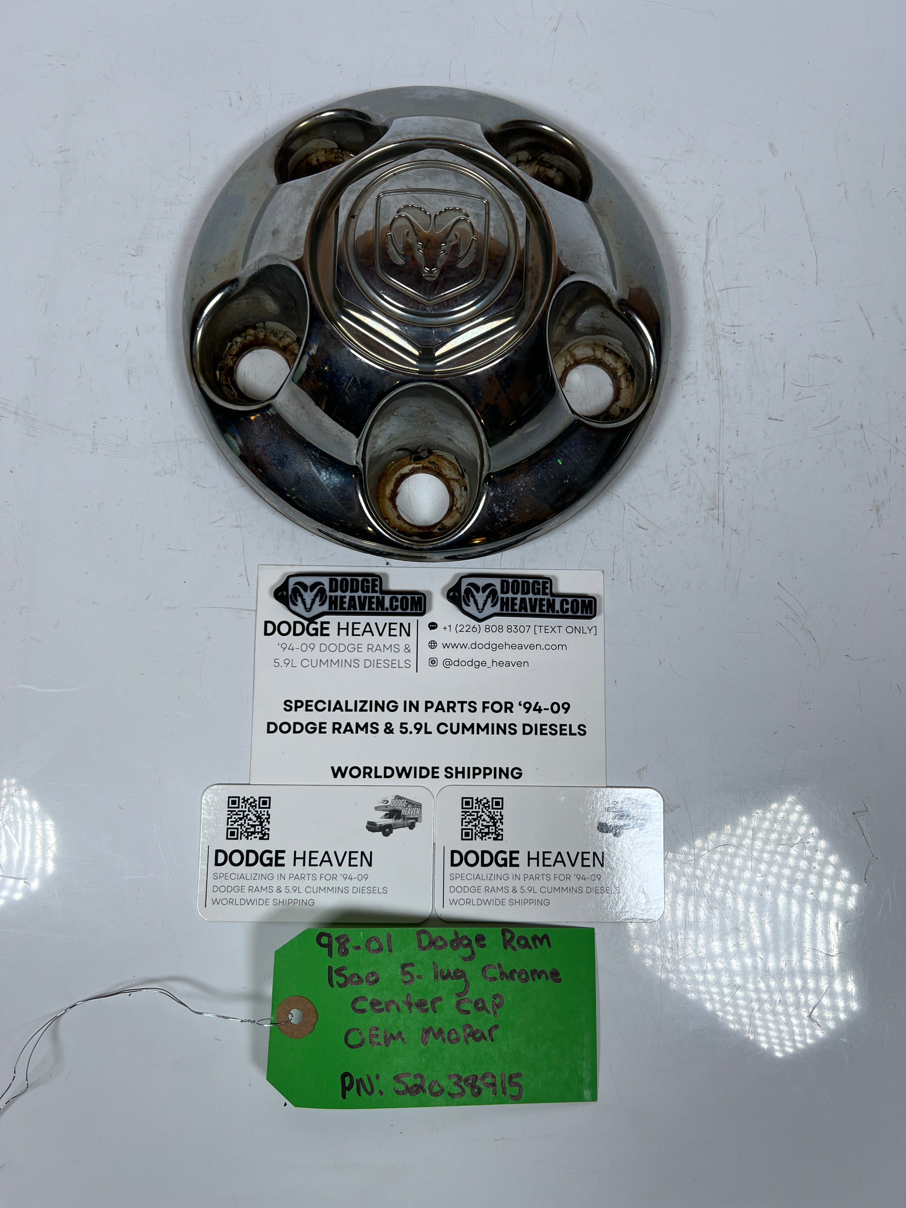 1998-2001 Dodge Ram 1500 5-Lug Chrome Center Cap