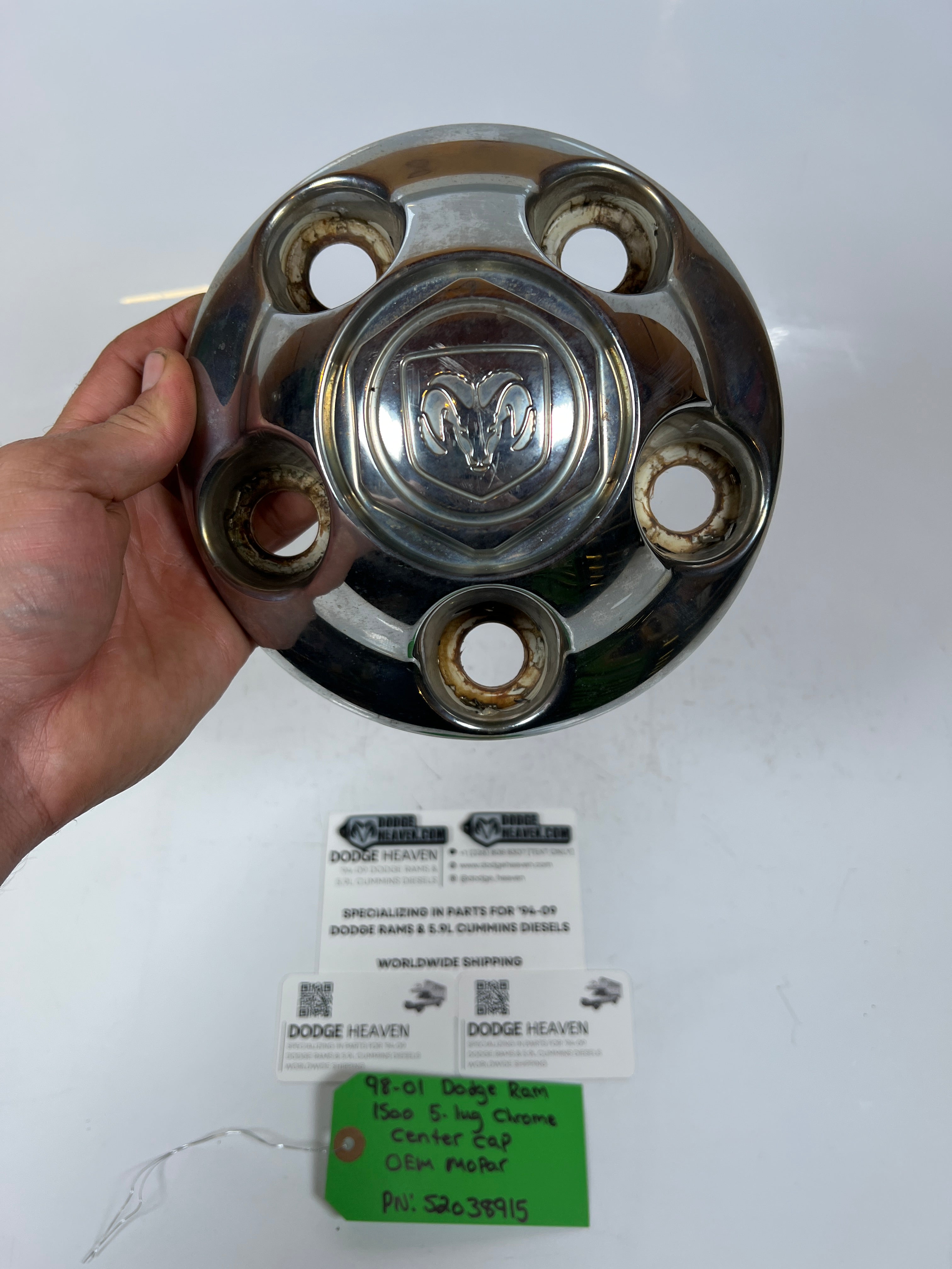 1998-2001 Dodge Ram 1500 5-Lug Chrome Center Cap