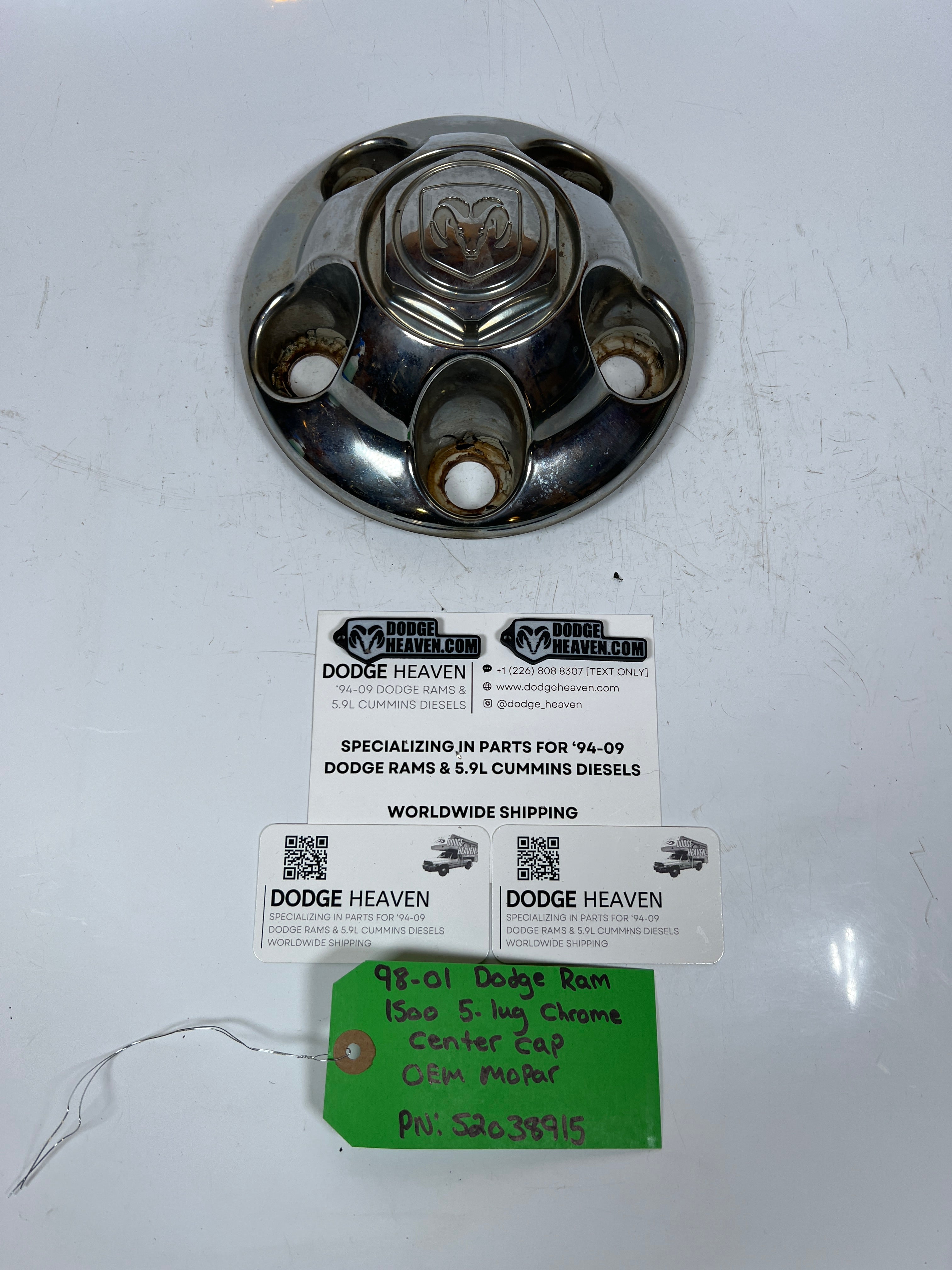 1998-2001 Dodge Ram 1500 5-Lug Chrome Center Cap