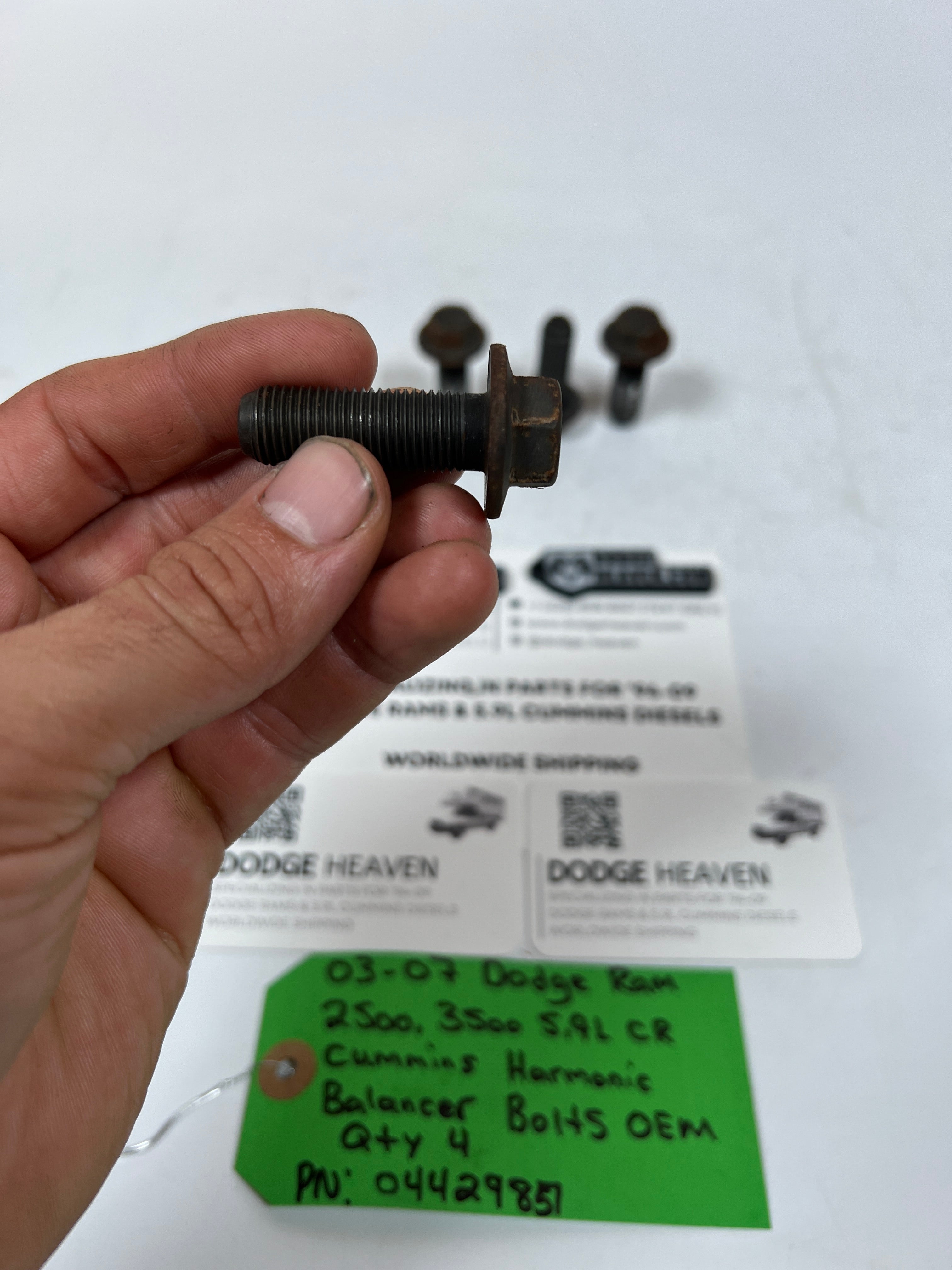 2003-2007 Dodge Ram 5.9L CR Cummins Harmonic Balancer Bolts