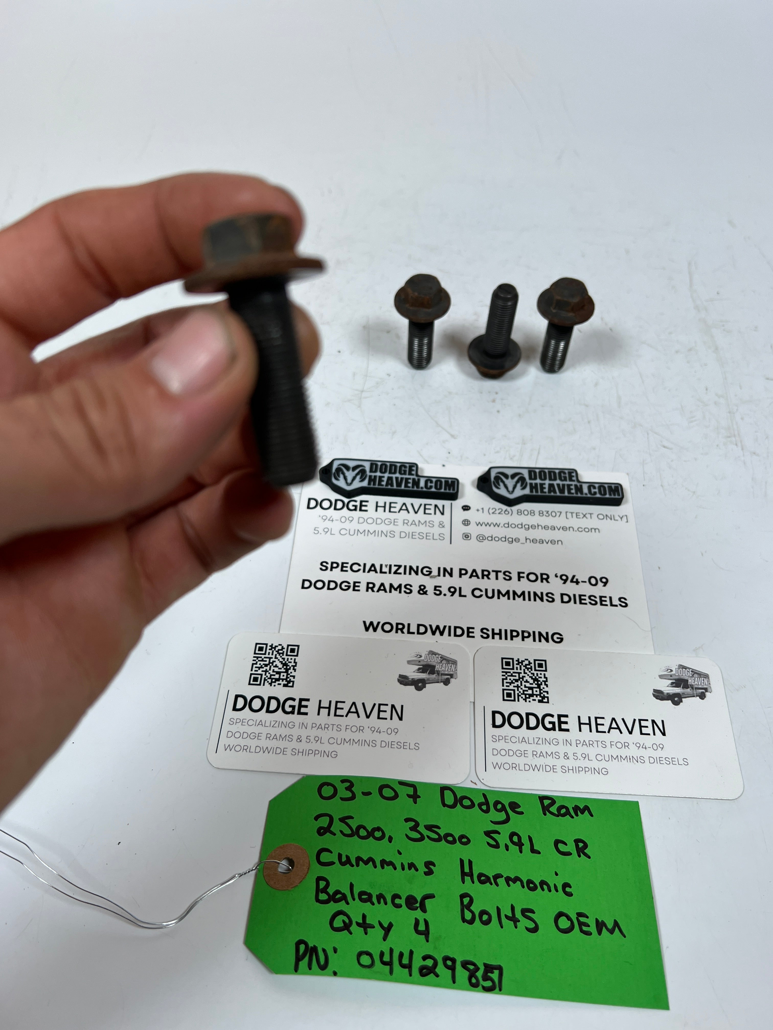 2003-2007 Dodge Ram 5.9L CR Cummins Harmonic Balancer Bolts