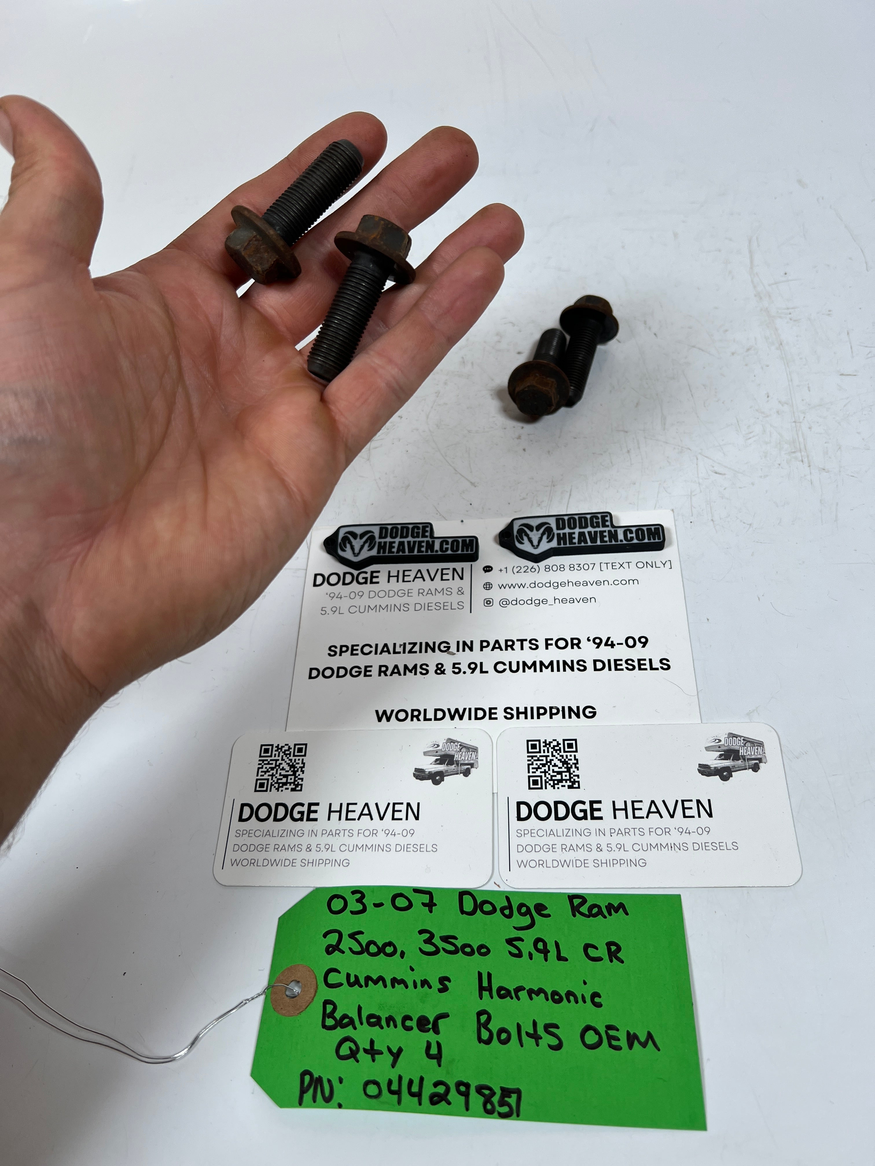 2003-2007 Dodge Ram 5.9L CR Cummins Harmonic Balancer Bolts