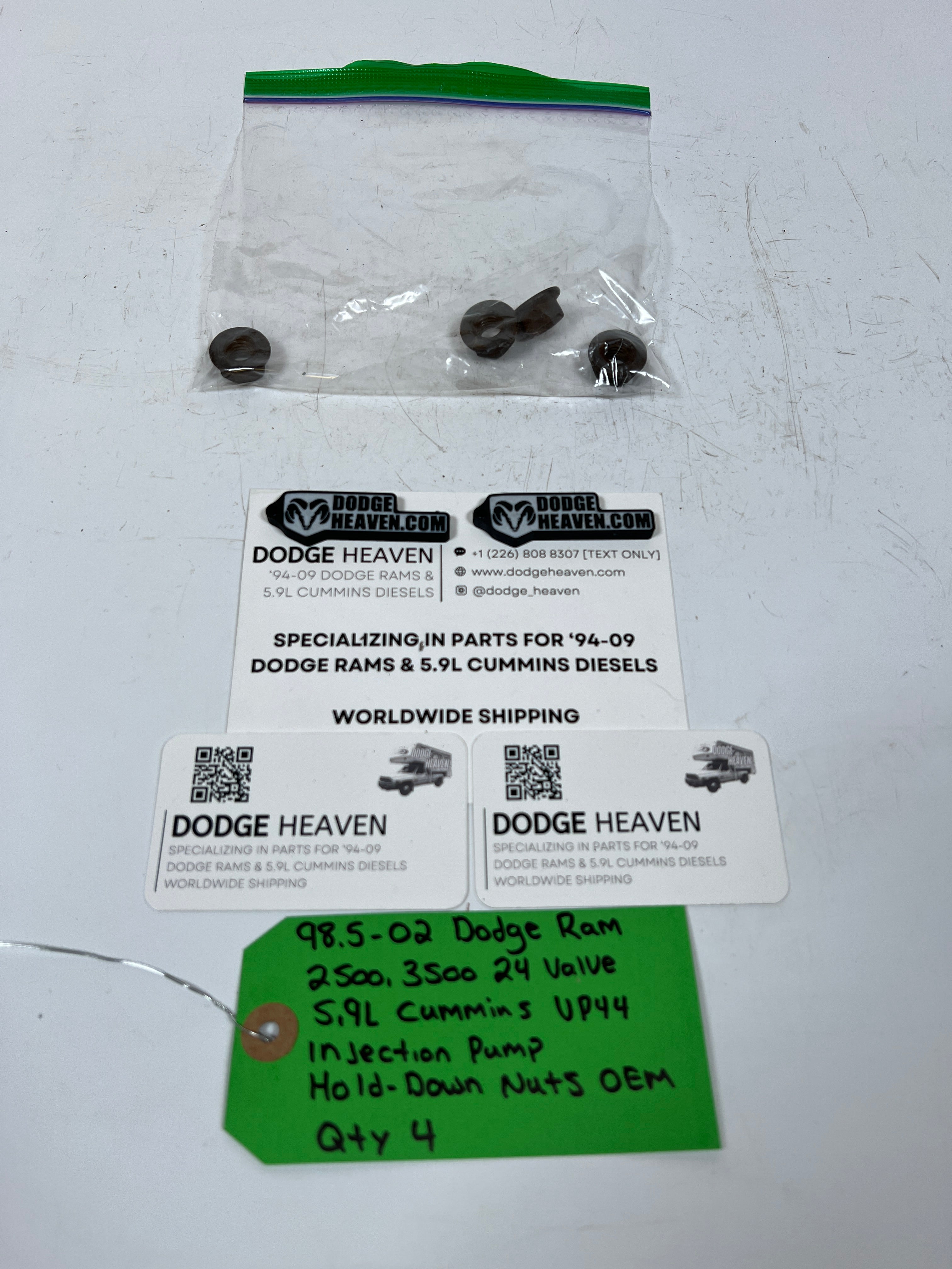 1998.5-2002 Dodge Ram 5.9L Cummins VP44 Injection Pump Hold Down Nuts QTY 4