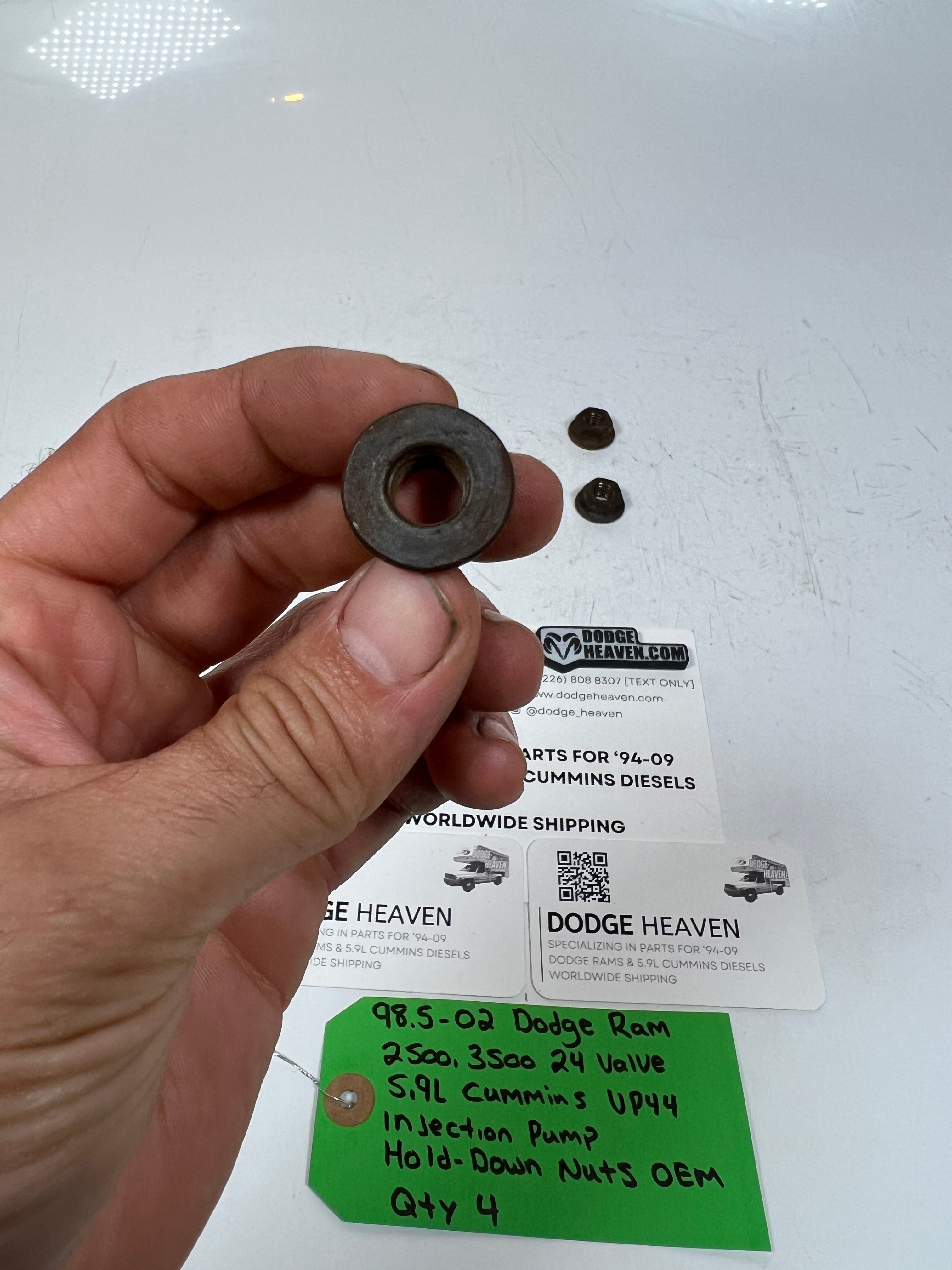 1998.5-2002 Dodge Ram 5.9L Cummins VP44 Injection Pump Hold Down Nuts QTY 4
