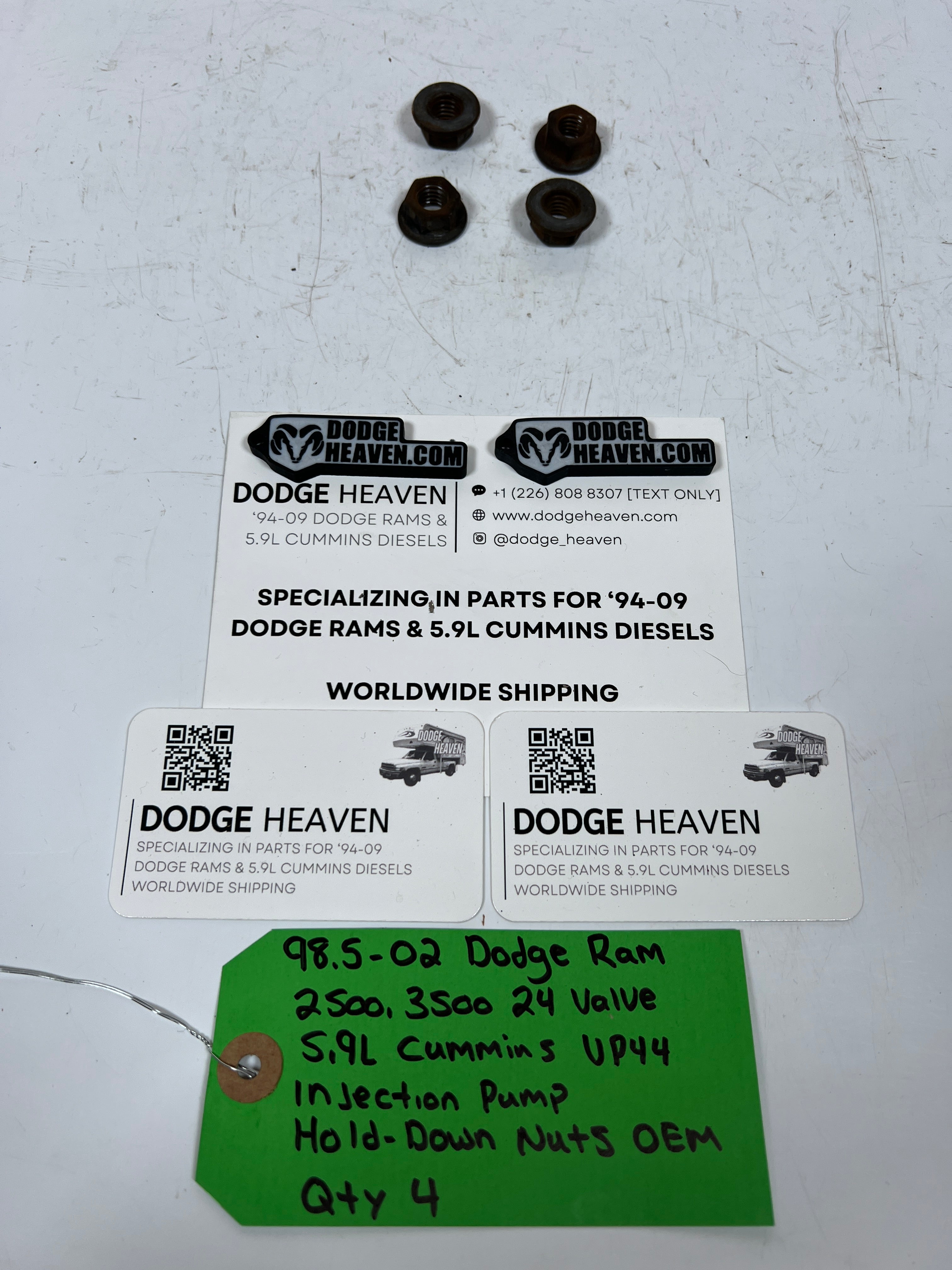 1998.5-2002 Dodge Ram 5.9L Cummins VP44 Injection Pump Hold Down Nuts QTY 4