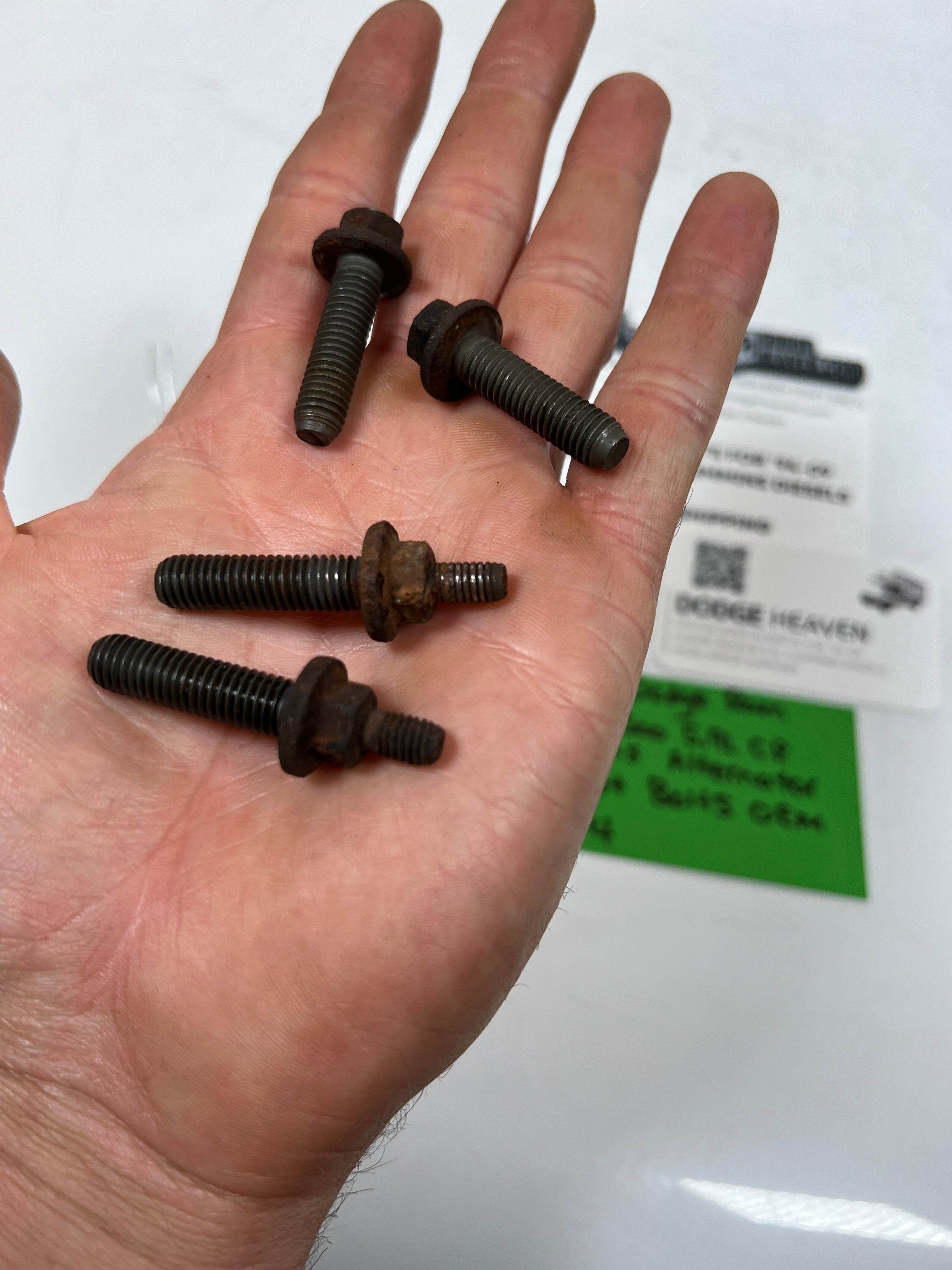 2003-2007 Dodge Ram 2500 3500 5.9l CR Cummins Alternator Bracket Bolts QTY 4