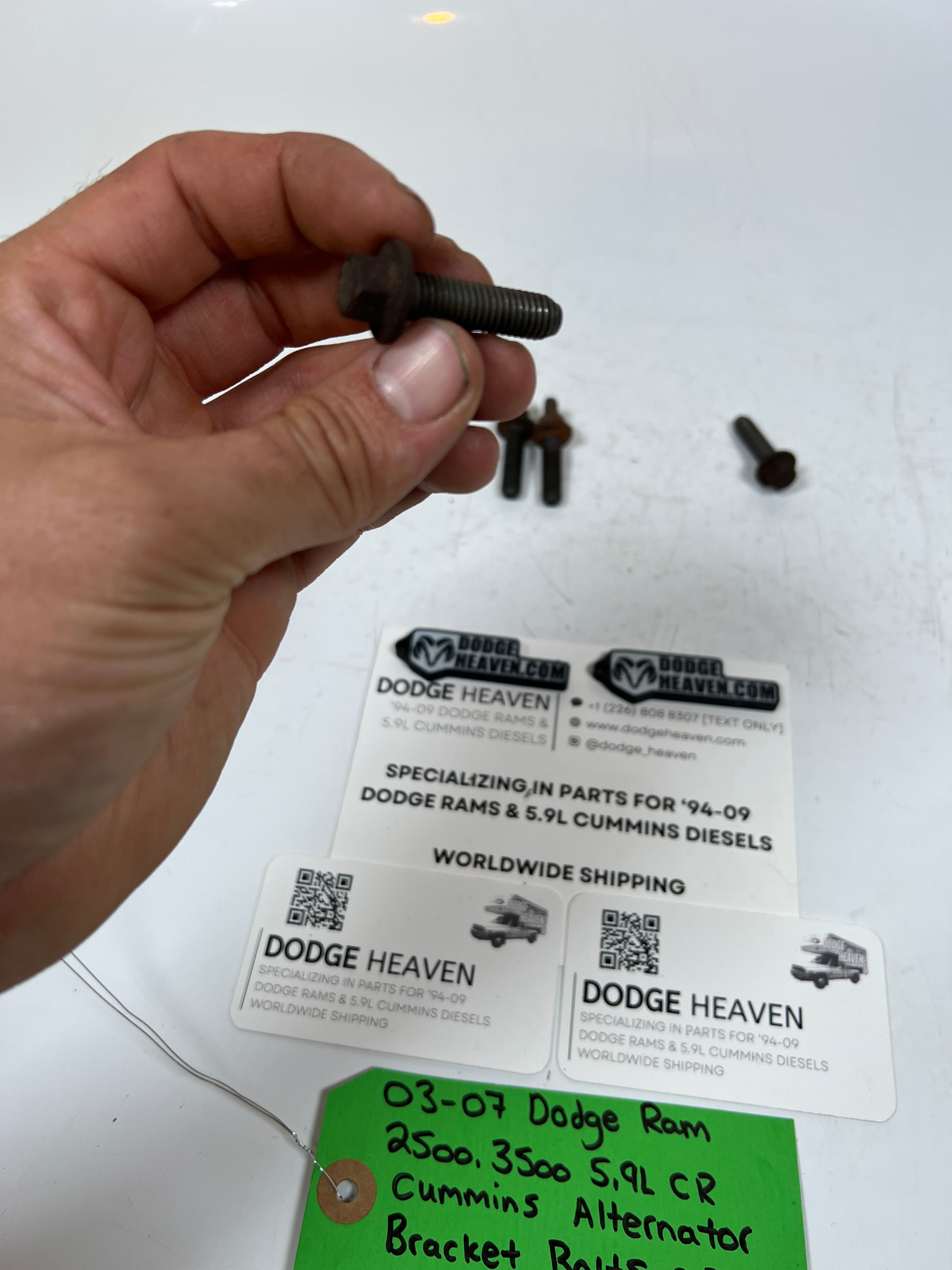 2003-2007 Dodge Ram 2500 3500 5.9l CR Cummins Alternator Bracket Bolts QTY 4