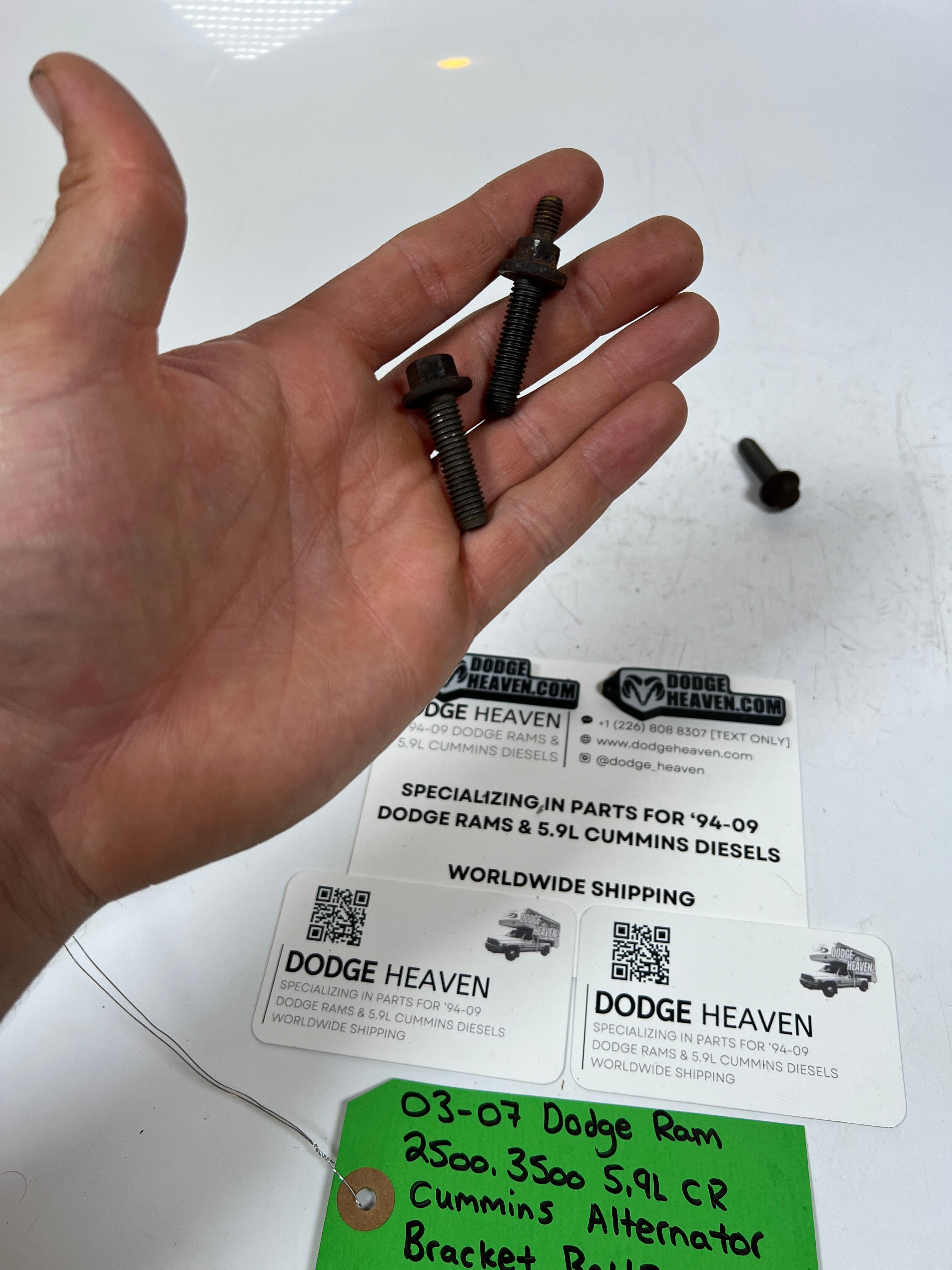2003-2007 Dodge Ram 2500 3500 5.9l CR Cummins Alternator Bracket Bolts QTY 4