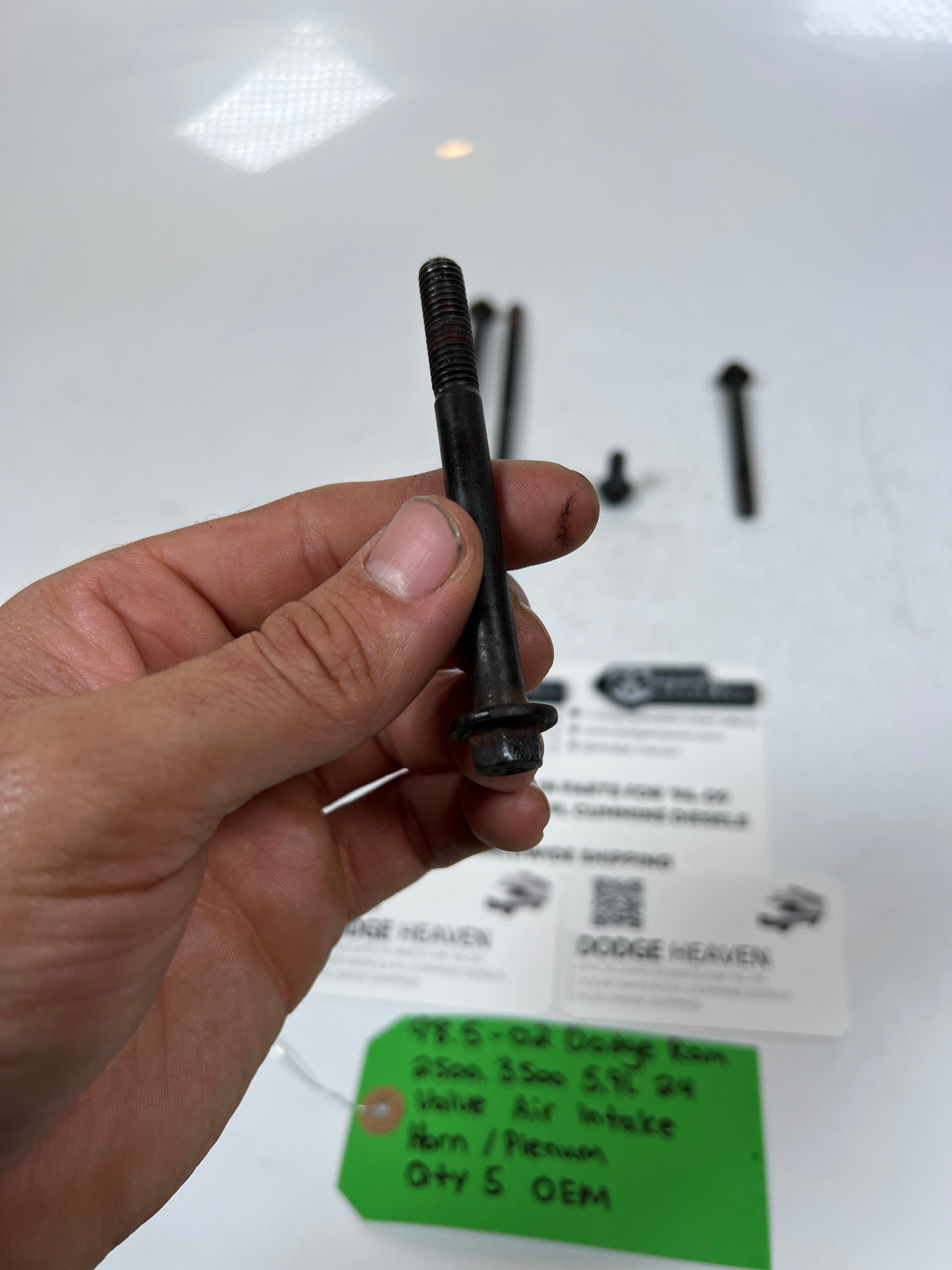 1998.5-2002 Dodge Ram 24 Valve 5.9L Cummins Intake Plenum Bolts QTY 5