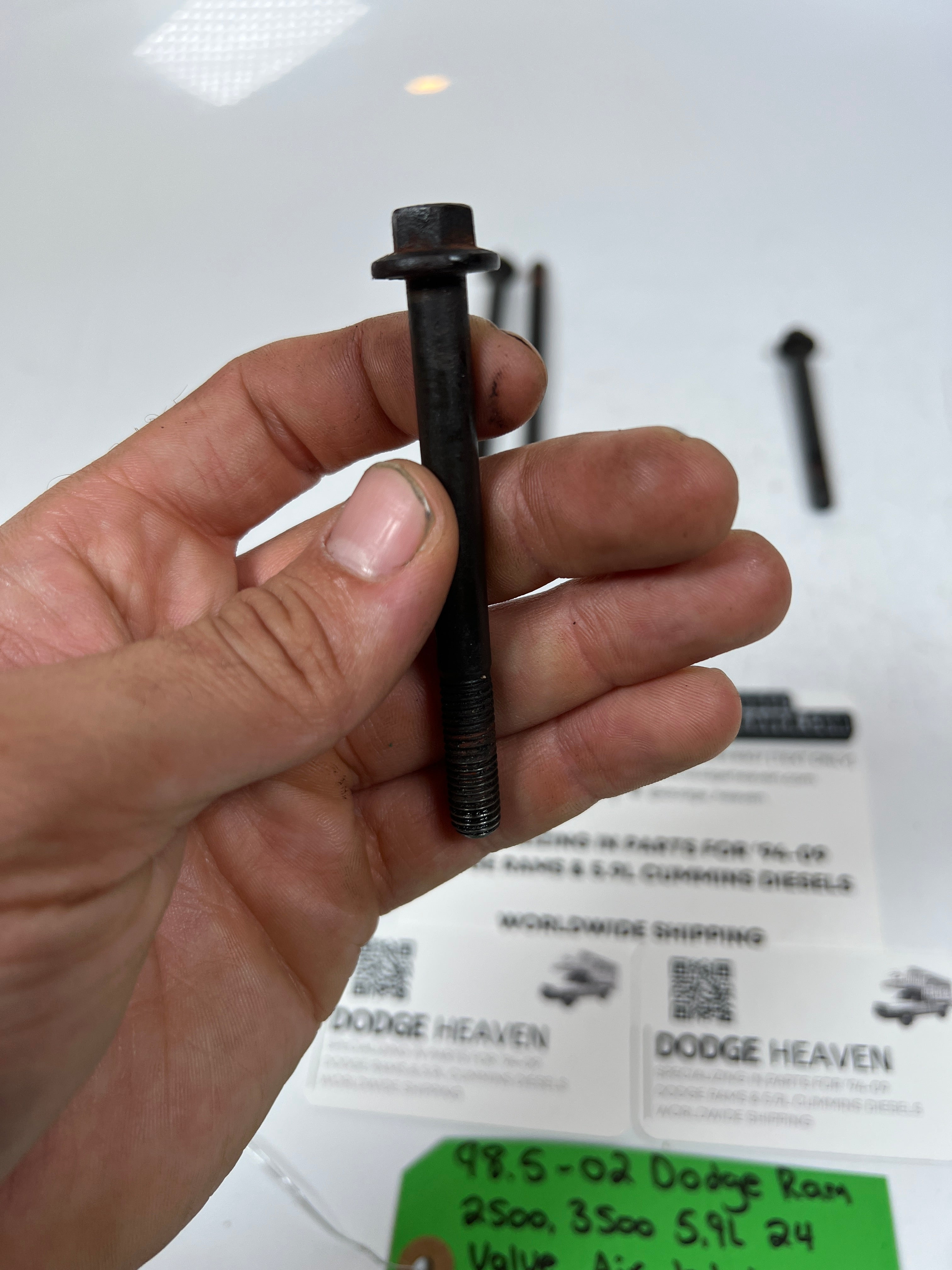 1998.5-2002 Dodge Ram 24 Valve 5.9L Cummins Intake Plenum Bolts QTY 5