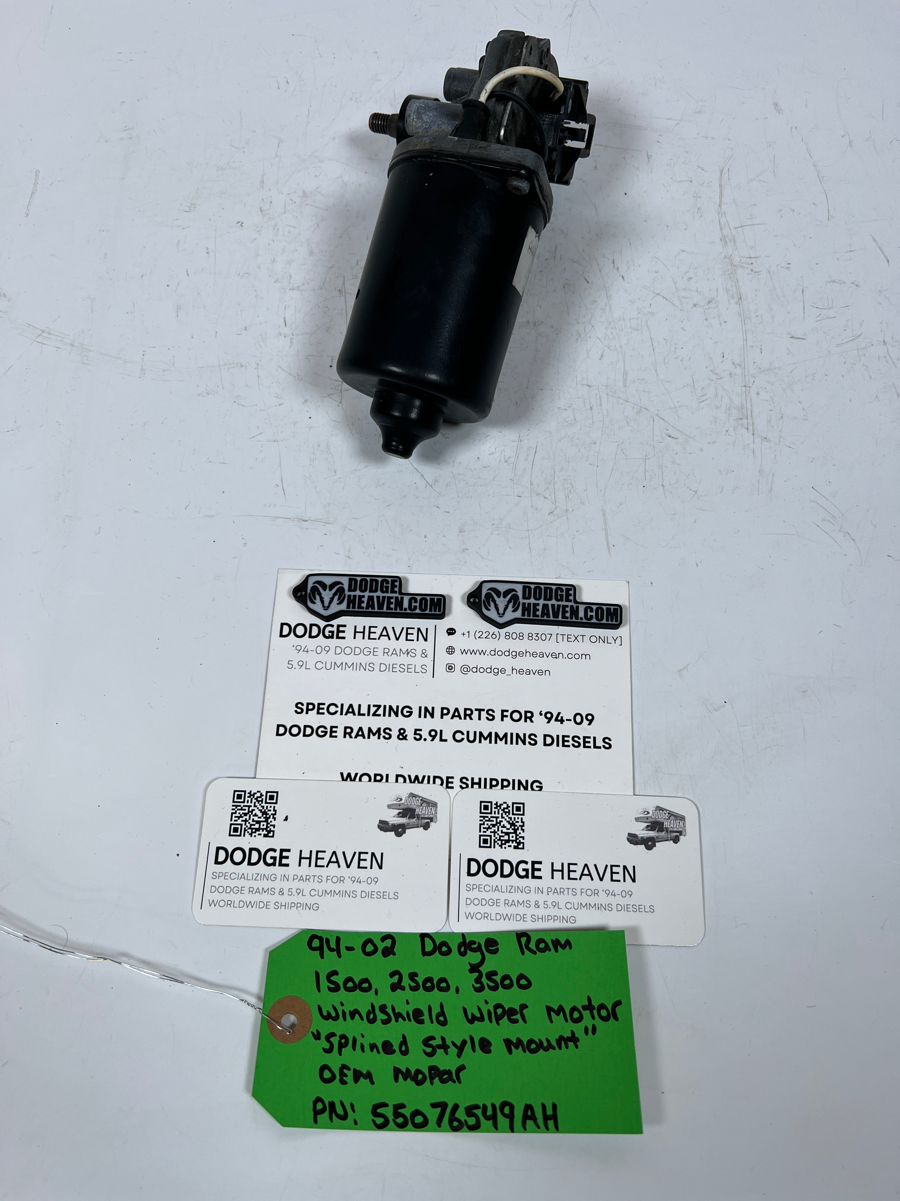 1994-2002 Dodge Ram Windshield Wiper Motor "Splined Style"