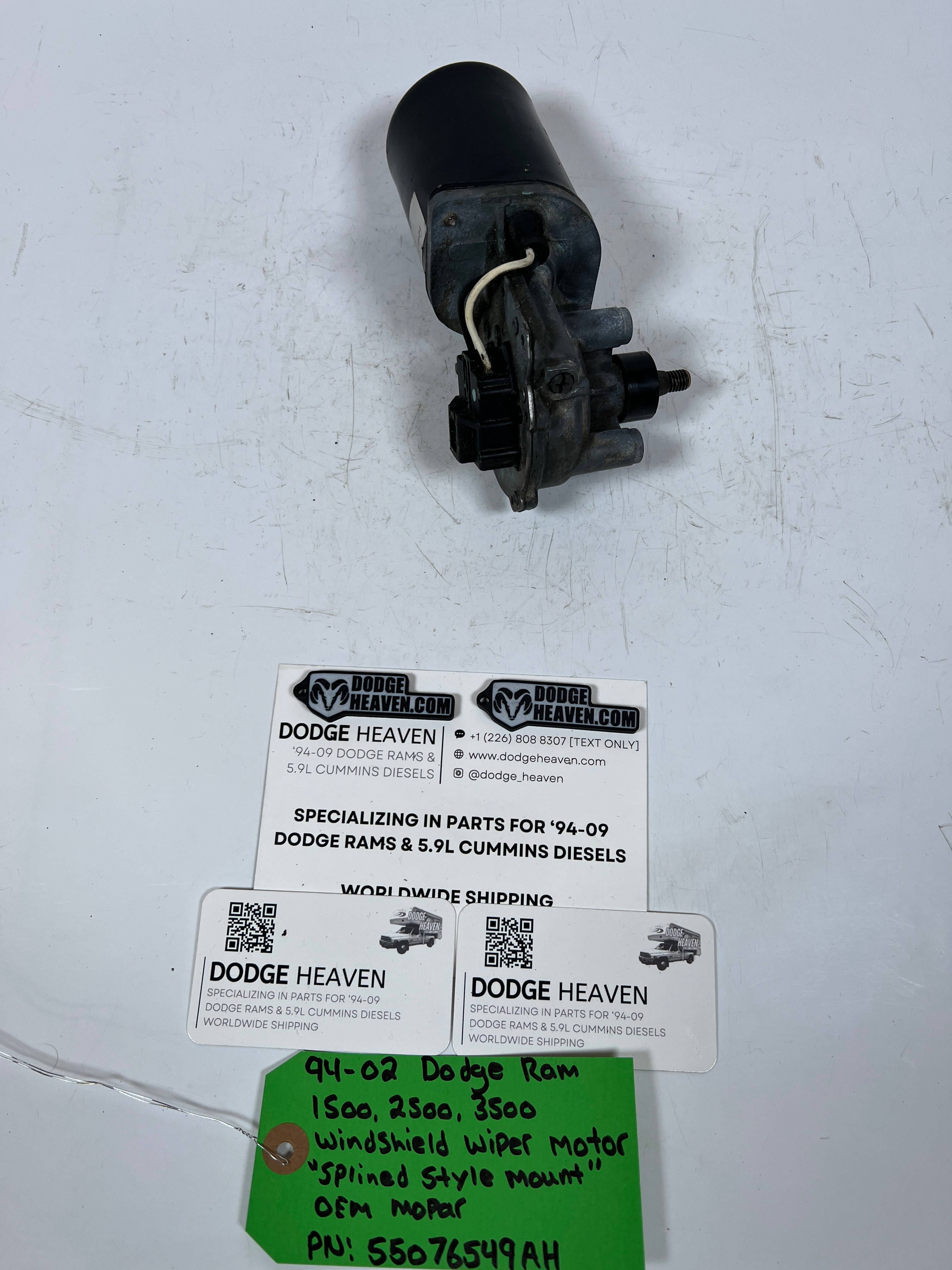 1994-2002 Dodge Ram Windshield Wiper Motor "Splined Style"