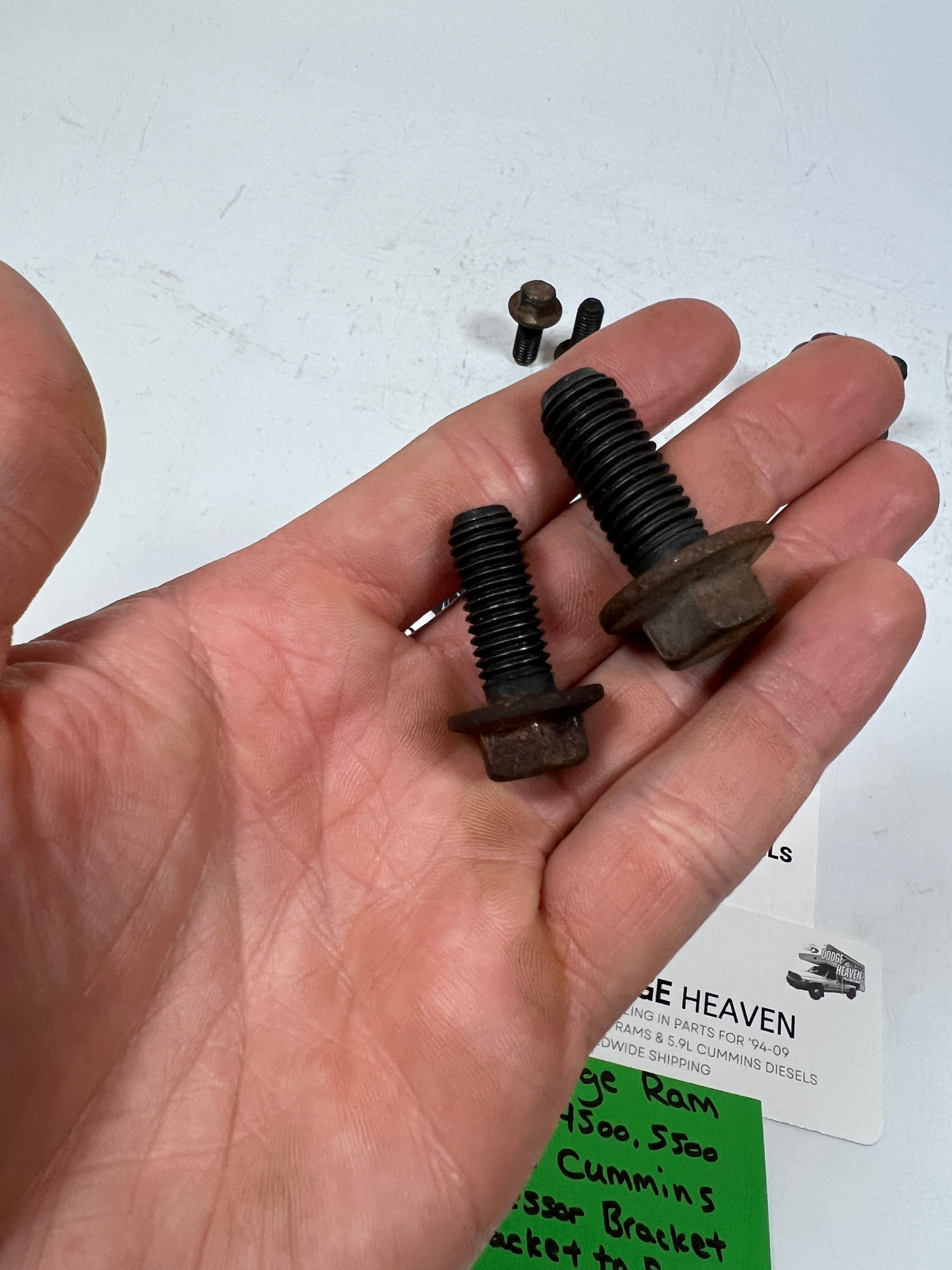 1994-2009 Dodge Ram 5.9L 6.7L Cummins A/C Compressor Bracket Bolts QTY 6