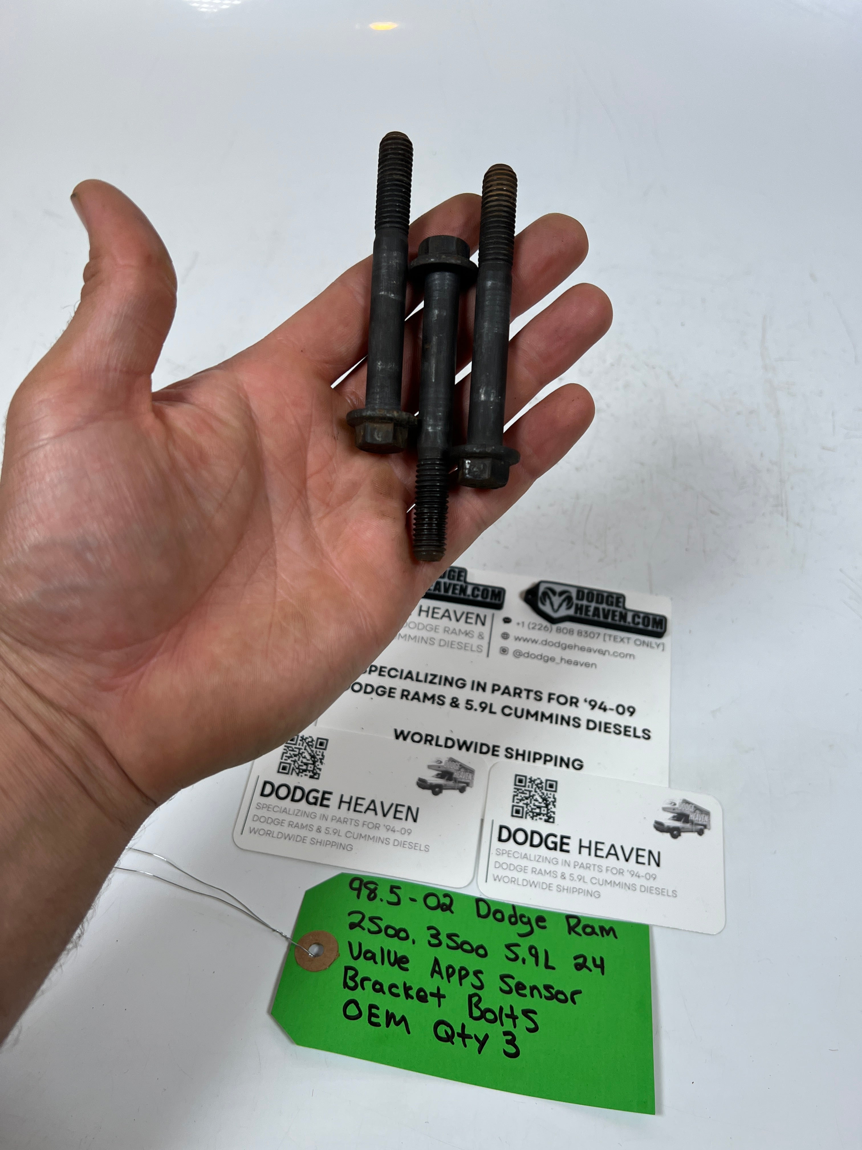 1998.5-2002 Dodge Ram 5.9L 24 Valve APPS Sensor Bracket Bolts QTY 3