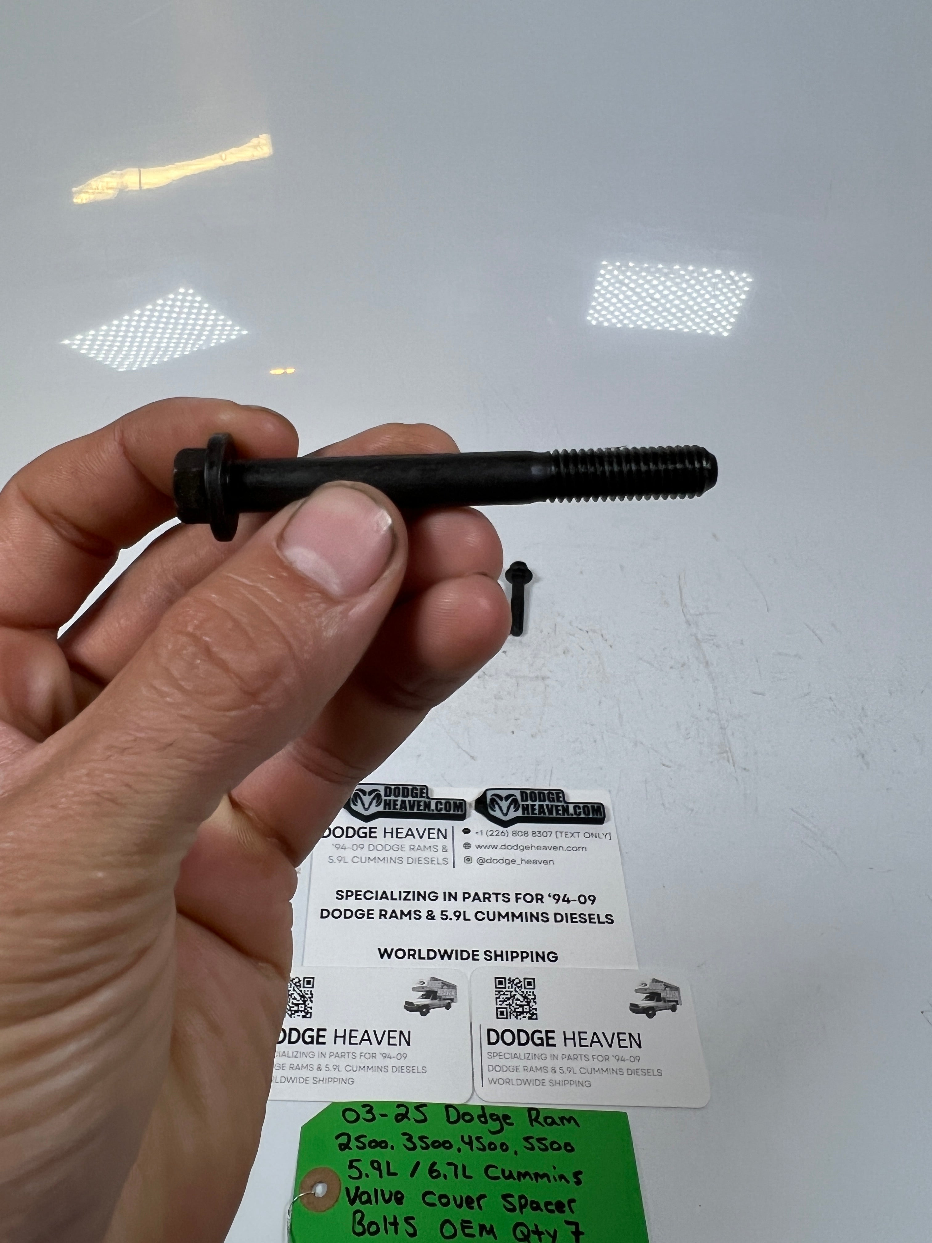 2003-2025 Dodge Ram 5.9L 6.7L Cummins Valve Cover Spacer Bolts QTY 7