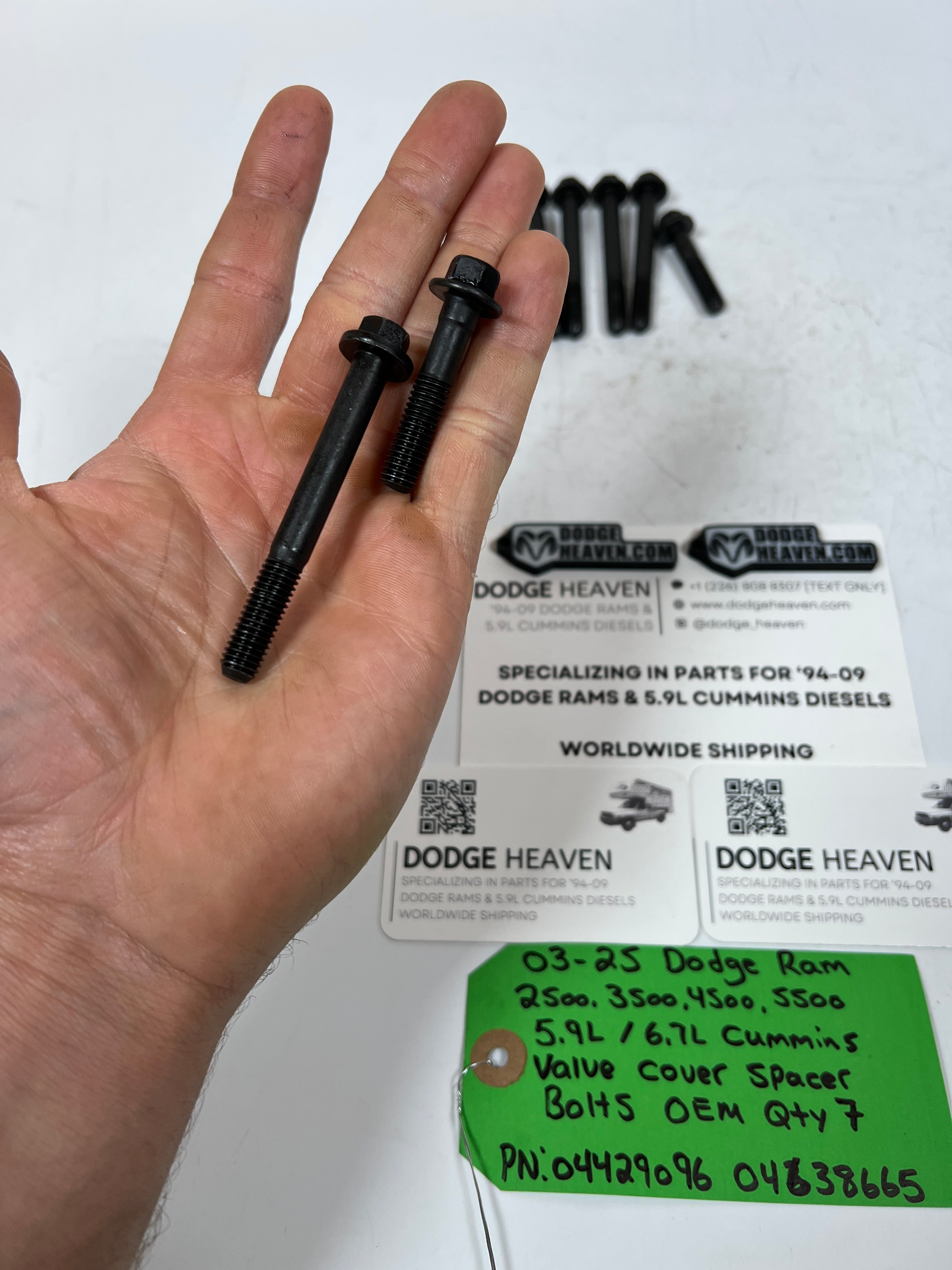 2003-2025 Dodge Ram 5.9L 6.7L Cummins Valve Cover Spacer Bolts QTY 7