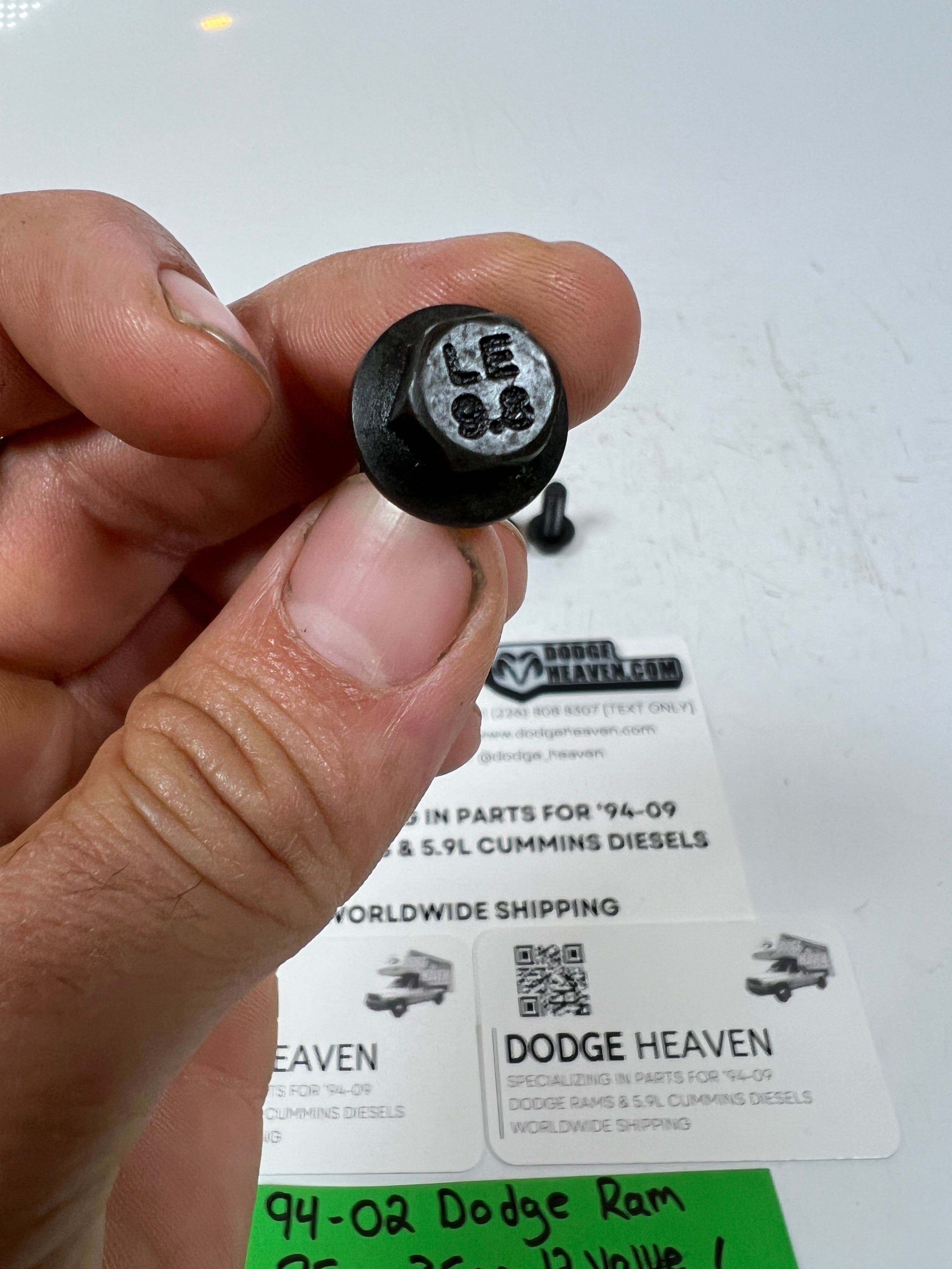 1994-2002 Dodge Ram 12V 24V 5.9L Cummins Oil Sump Tube Hold Down Bolts QTY 4