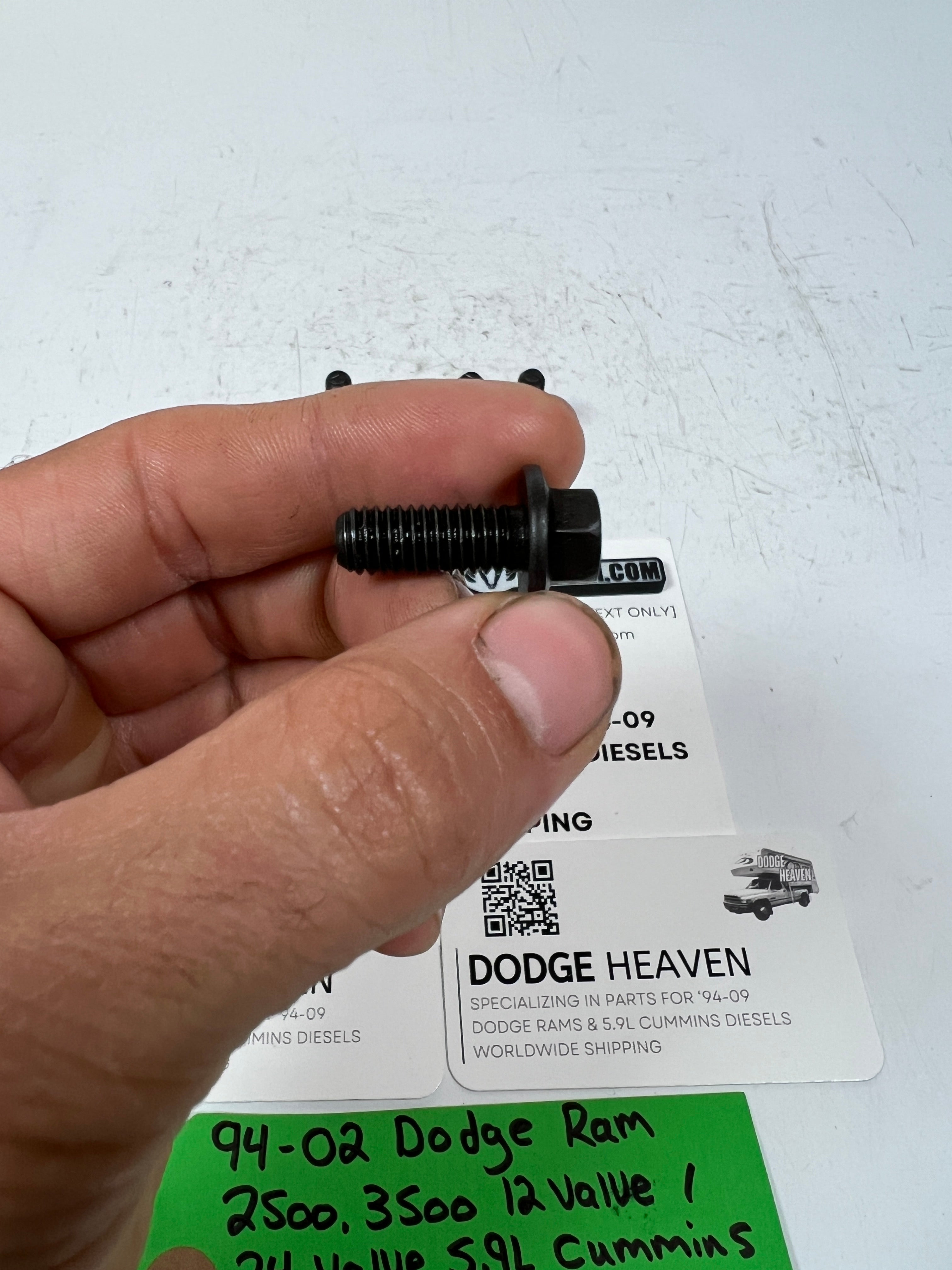 1994-2002 Dodge Ram 12V 24V 5.9L Cummins Oil Sump Tube Hold Down Bolts QTY 4