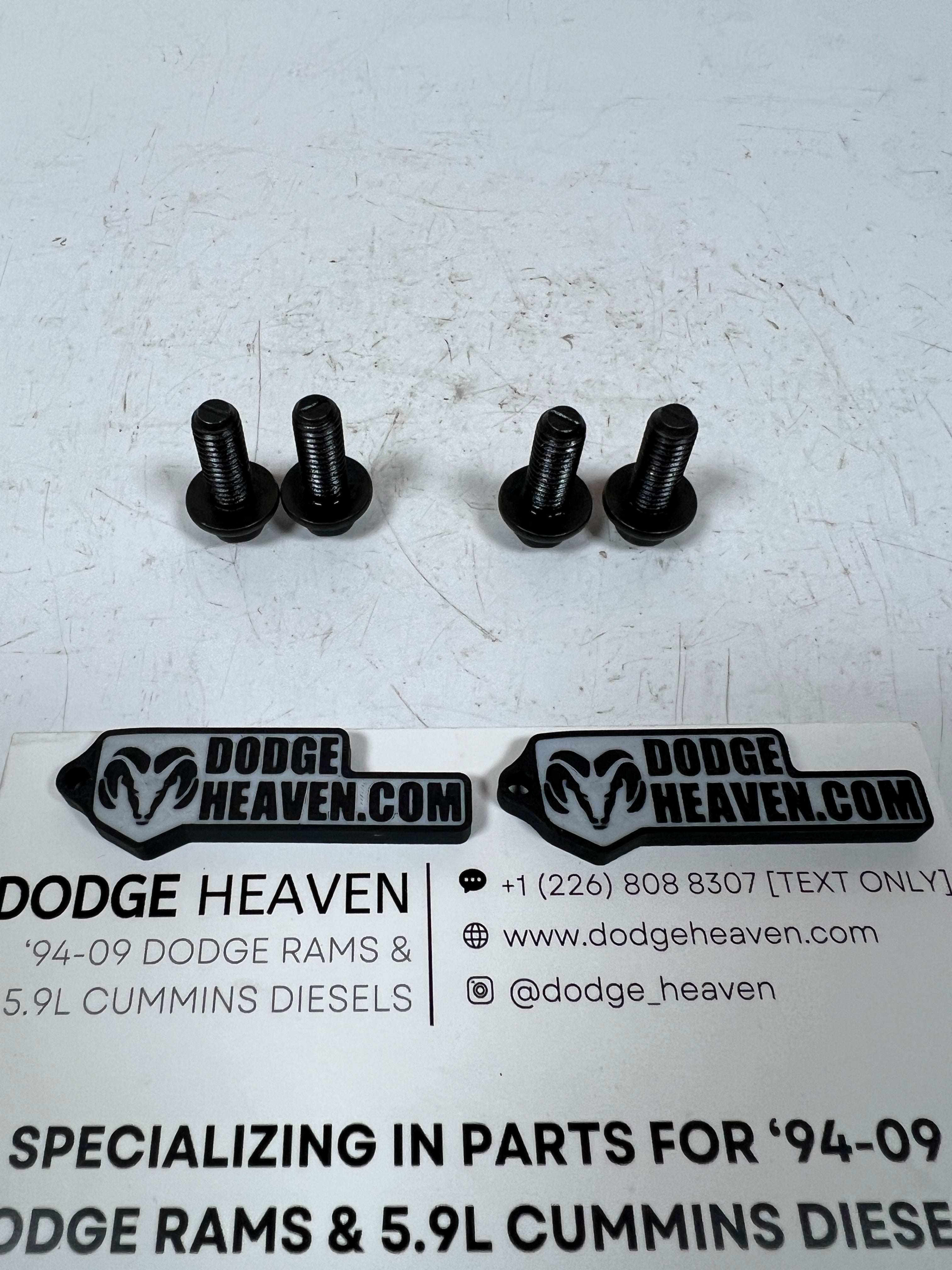 1994-2002 Dodge Ram 12V 24V 5.9L Cummins Oil Sump Tube Hold Down Bolts QTY 4