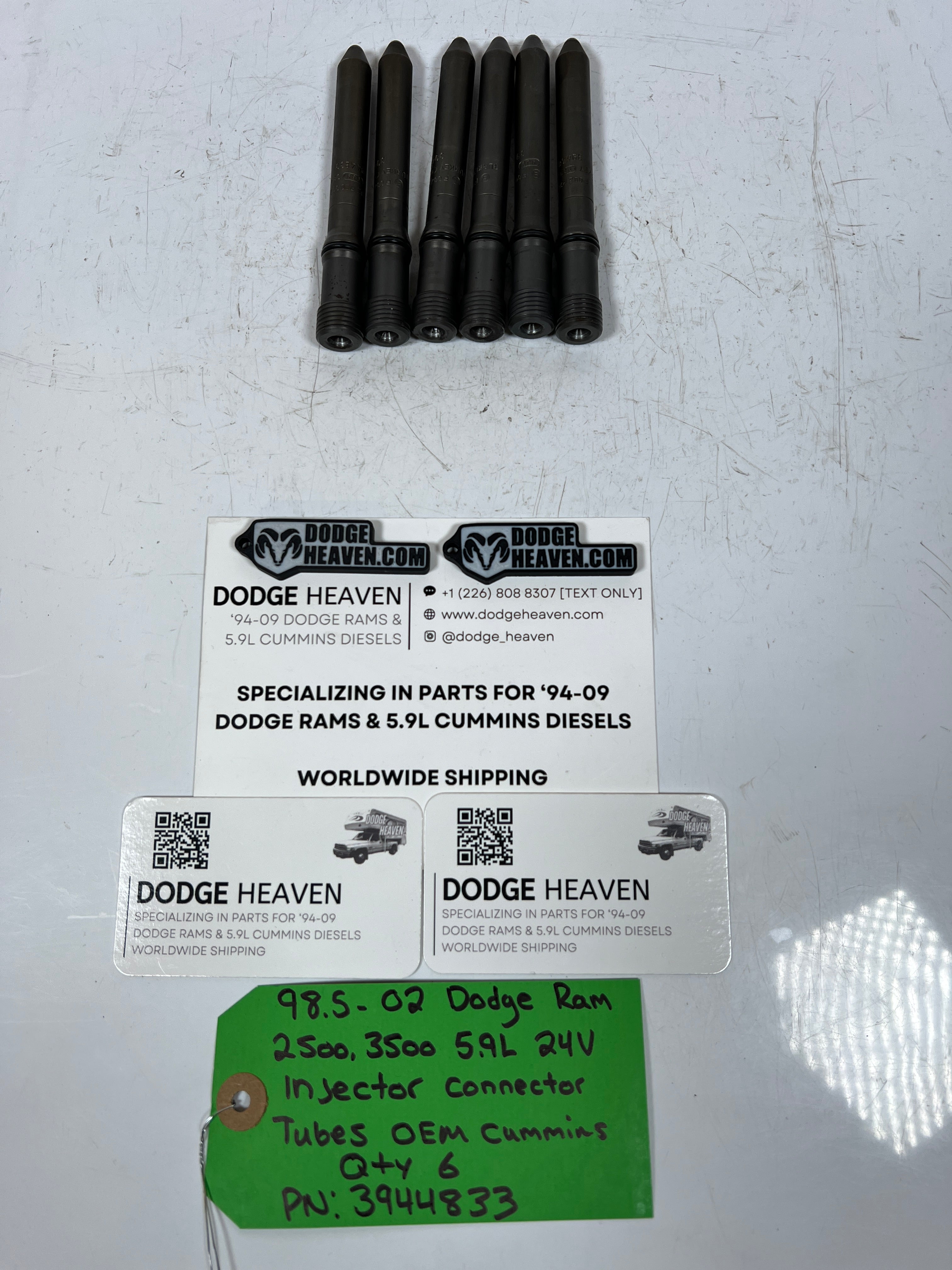 1998.5-2002 Dodge Ram 5.9L Cummins 24V Injector Connector Tubes QTY6