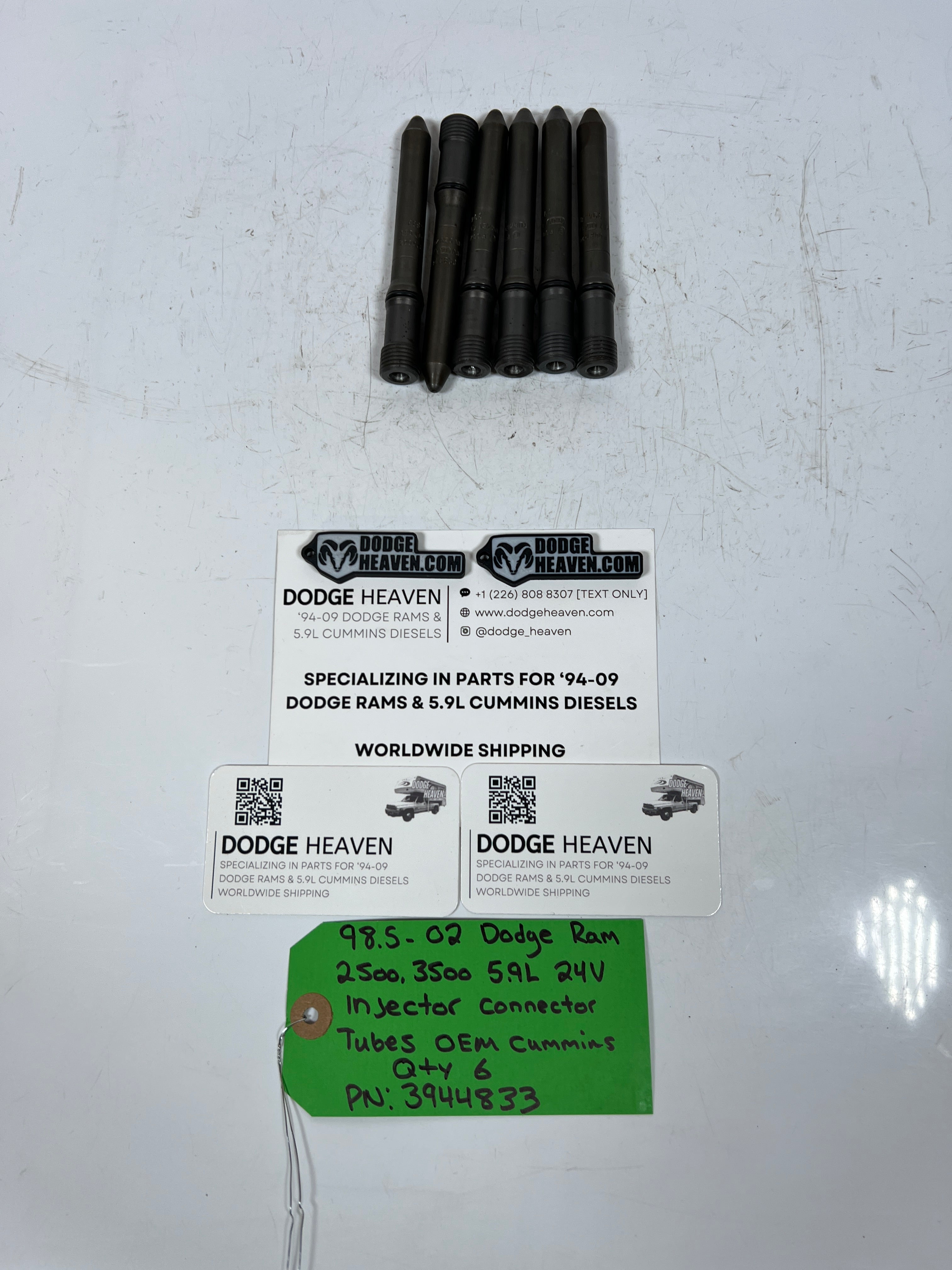 1998.5-2002 Dodge Ram 5.9L Cummins 24V Injector Connector Tubes QTY6