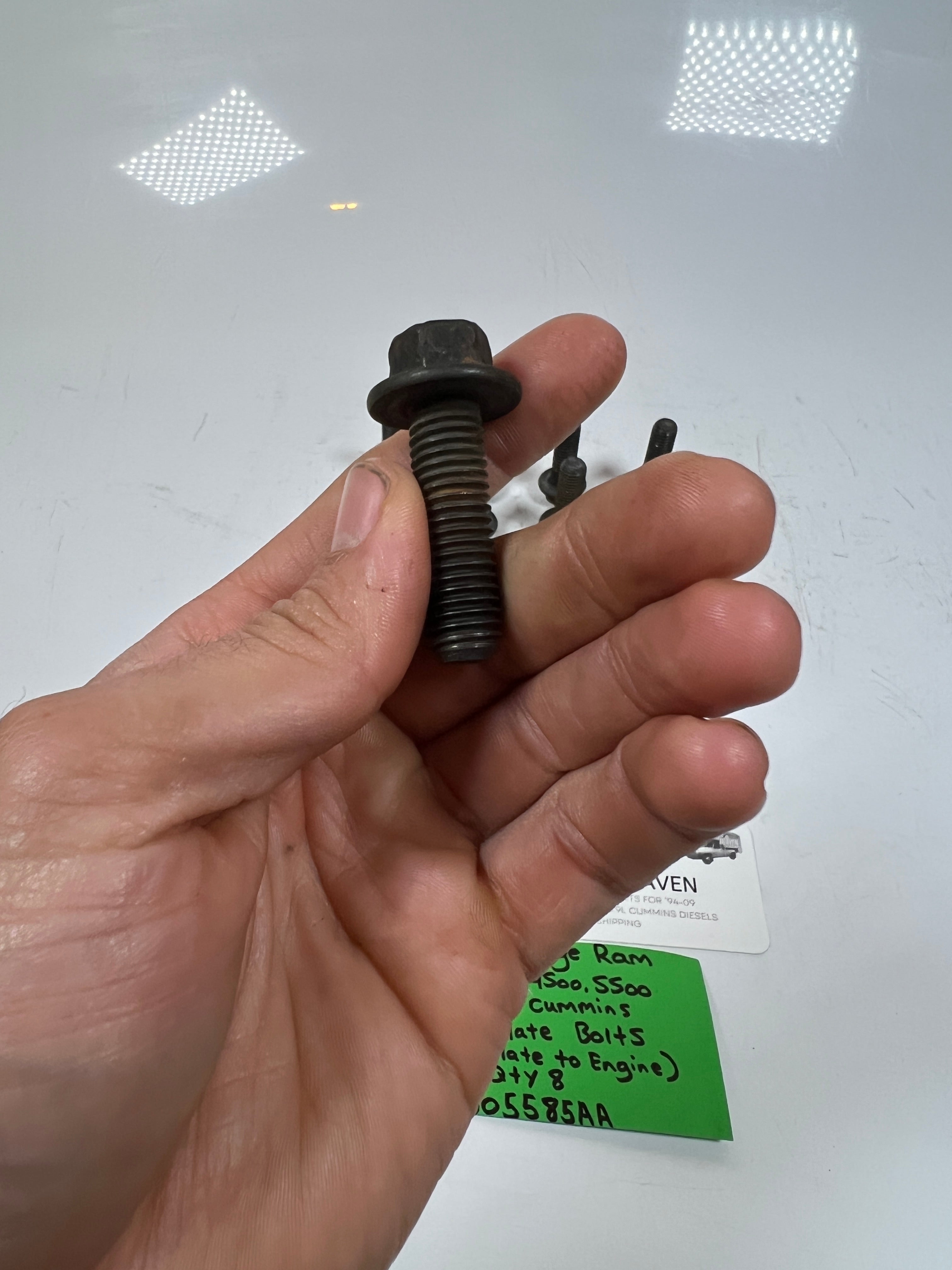 1994-2020 Dodge Ram 5.9L 6.7L Cummins Adapter Plate to Engine Bolts QTY 8