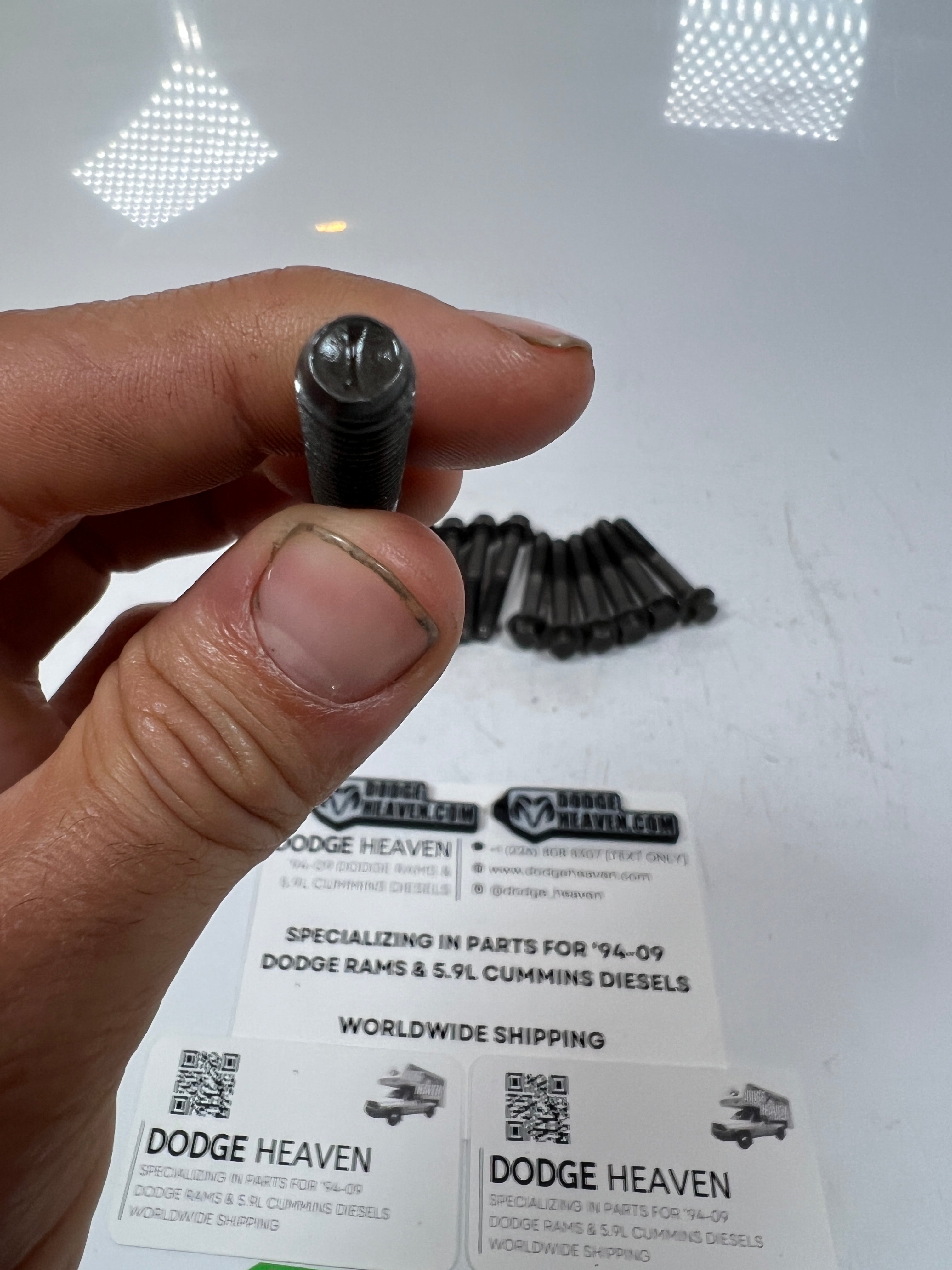 1998.5-2018 Dodge Ram 5.9L 6.7L Cummins Intake / Exhaust Rocker Arm Bolts QTY 12