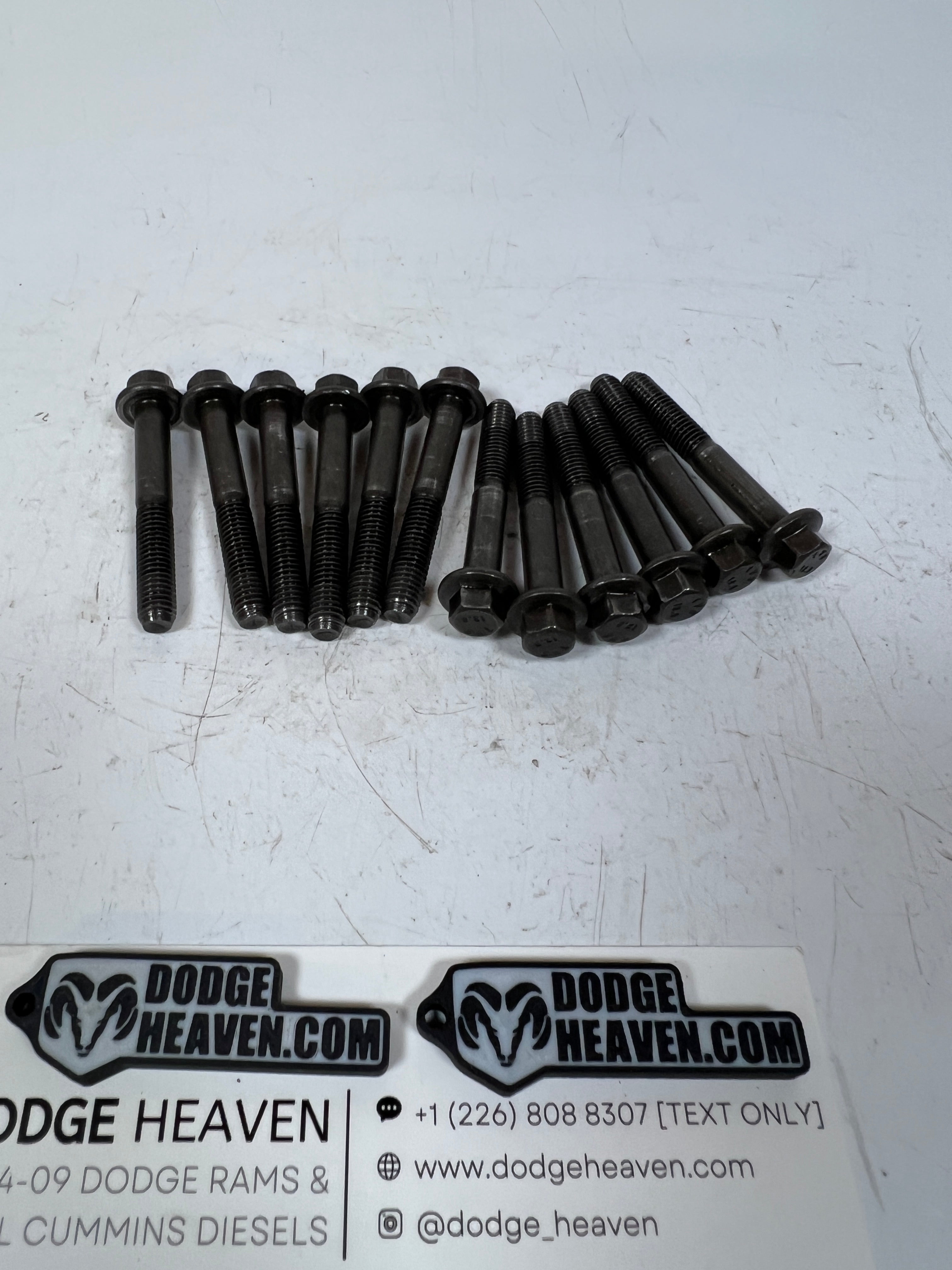 1998.5-2018 Dodge Ram 5.9L 6.7L Cummins Intake / Exhaust Rocker Arm Bolts QTY 12