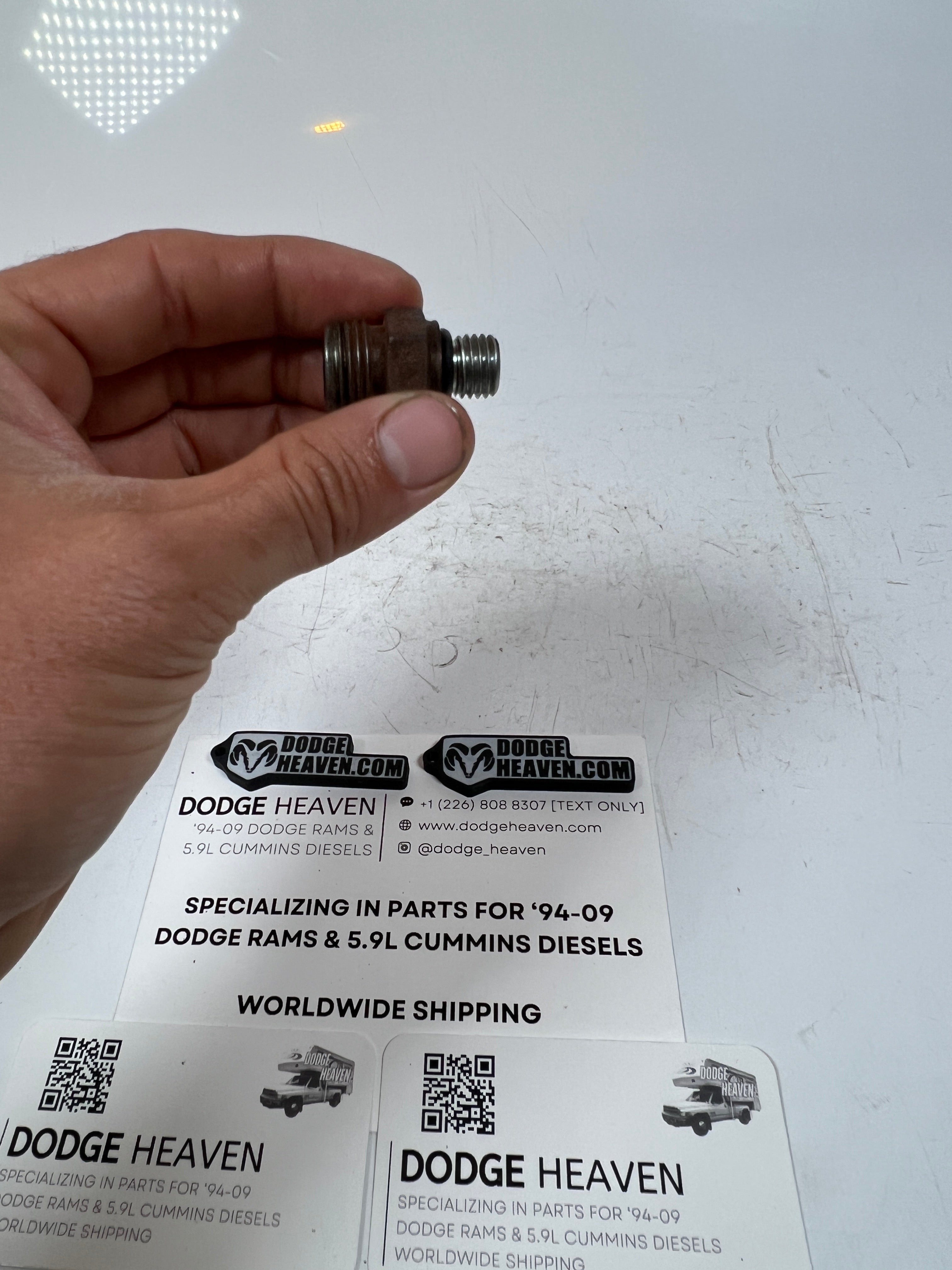 1994-2020 Dodge Ram 5.9L / 6.7L Cummins Turbo Oil Feed Line Fitting