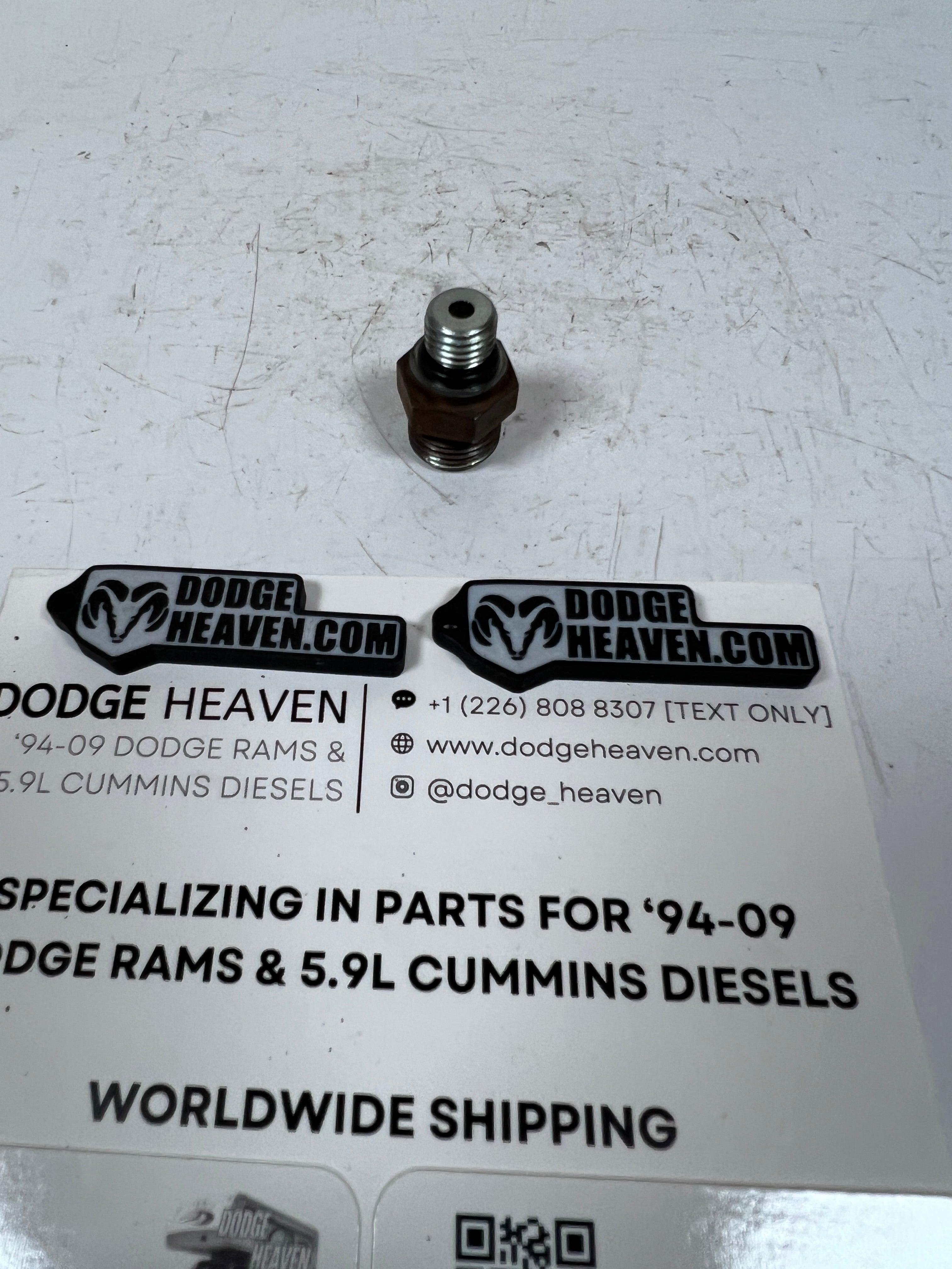 1994-2020 Dodge Ram 5.9L / 6.7L Cummins Turbo Oil Feed Line Fitting