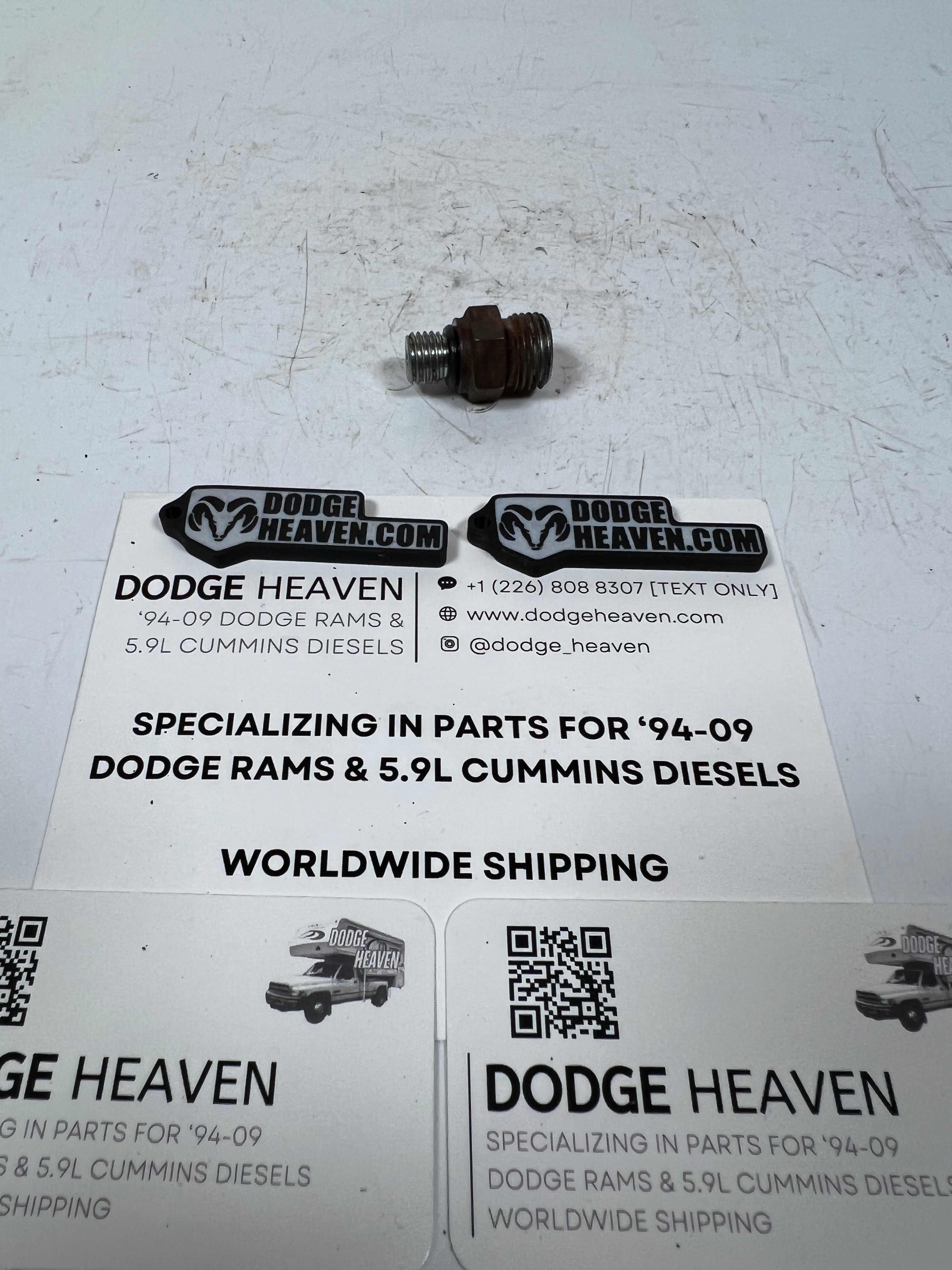 1994-2020 Dodge Ram 5.9L / 6.7L Cummins Turbo Oil Feed Line Fitting