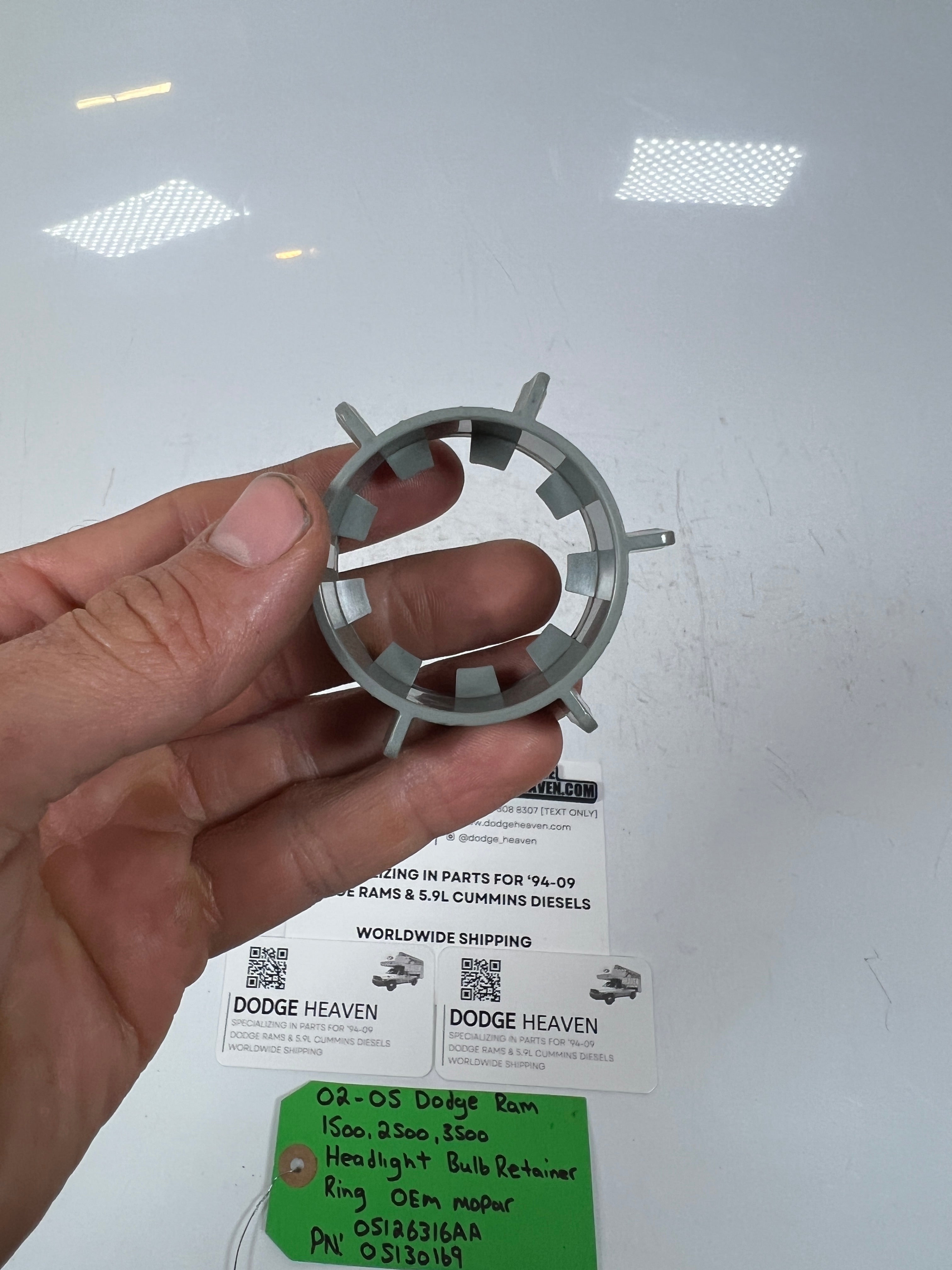 2002-2009 Dodge Ram Headlight Bulb Retainer Retaining Ring
