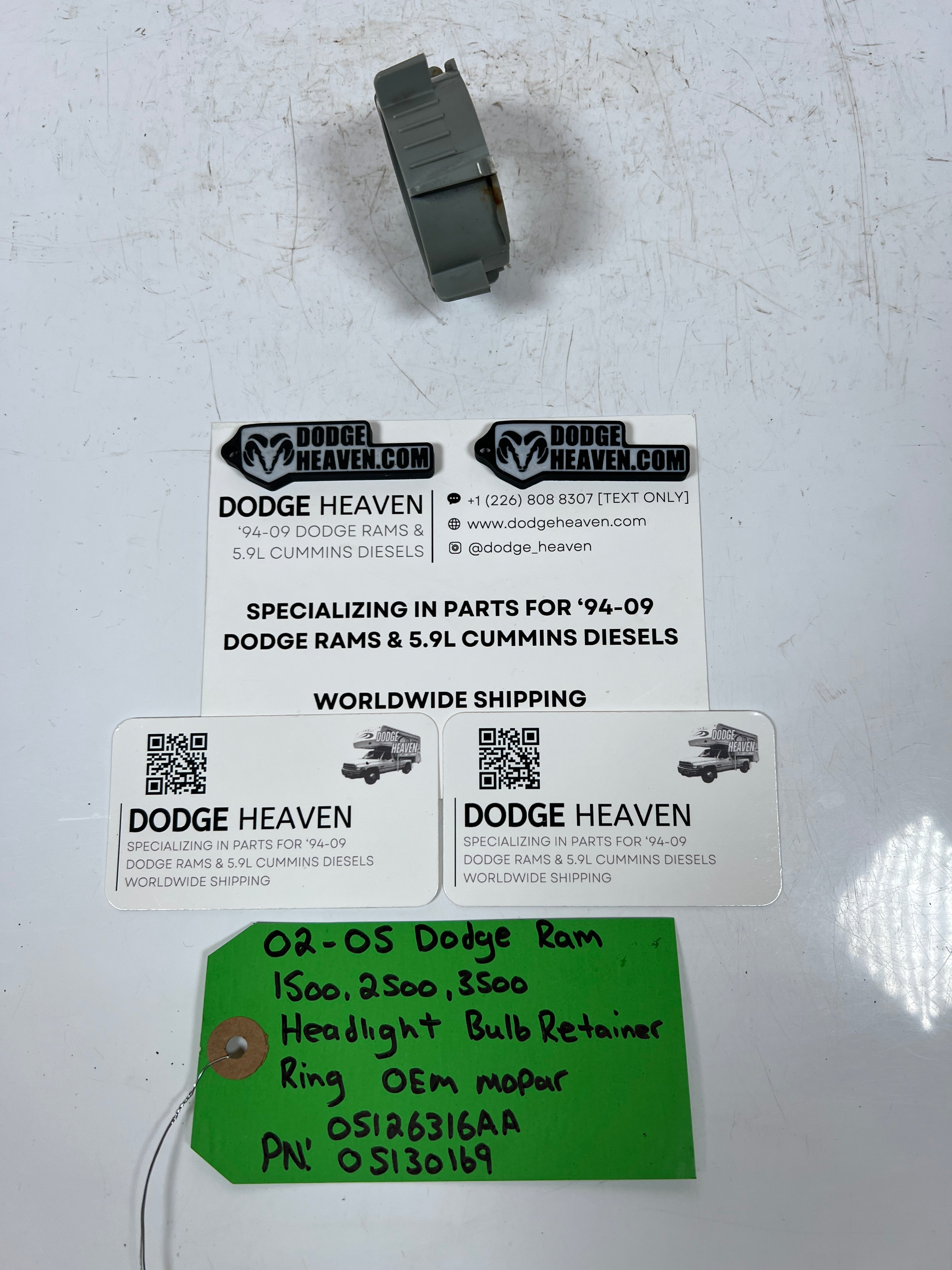 2002-2009 Dodge Ram Headlight Bulb Retainer Retaining Ring